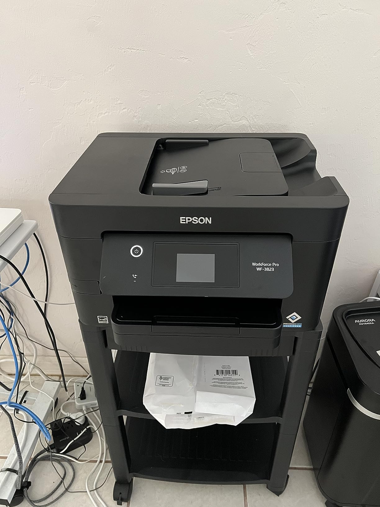 Workforce Pro WF-3823 Wireless Color All-in-One Inkjet Printer | Print, scan, copy, fax; up to 21 ppm, 35-sheet ADF, auto 2-sided, 250-sheet tray; ideal for home and small offices customer photo 1