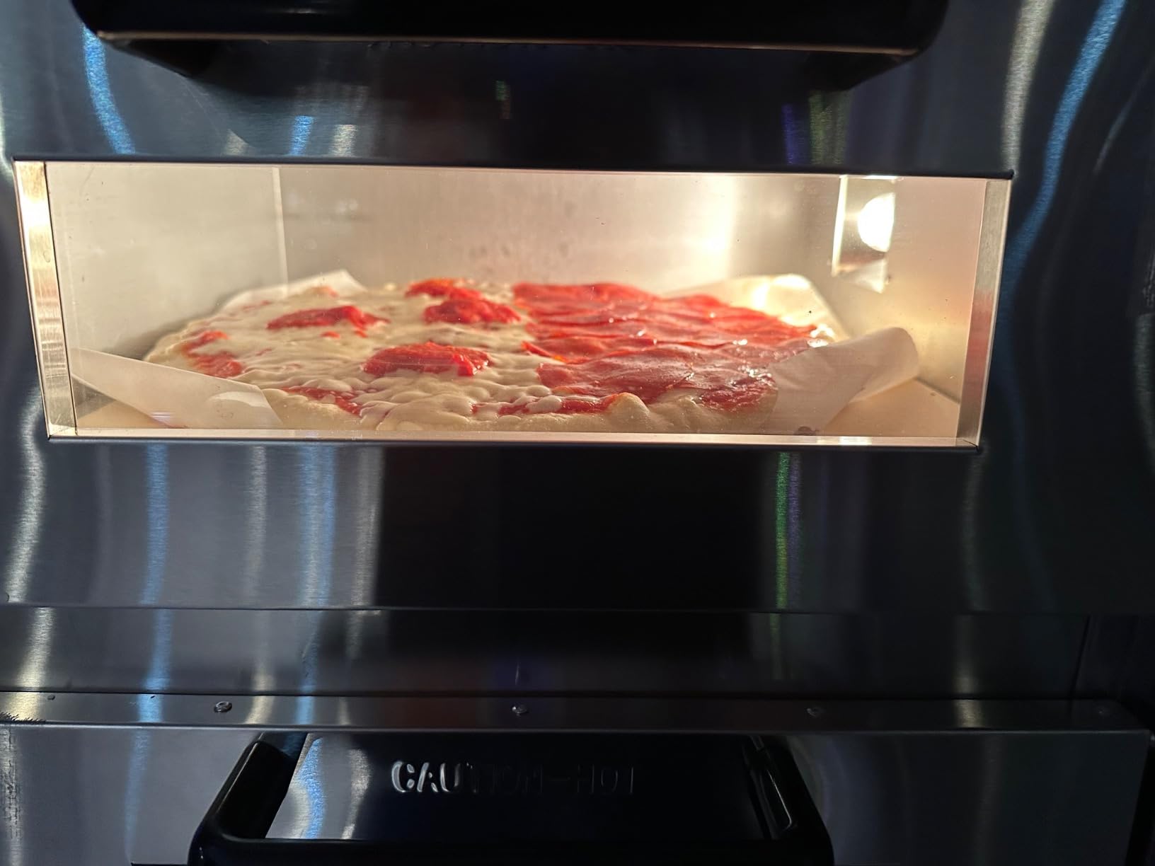 CROSSSON ETL Listed Commercial Double Deck 16 inch Countertop Electric Pizza Oven with Pizza Stone, Multipurpose Indoor Pizza Oven for Restaurant Use, 120V/3200W customer photo 1