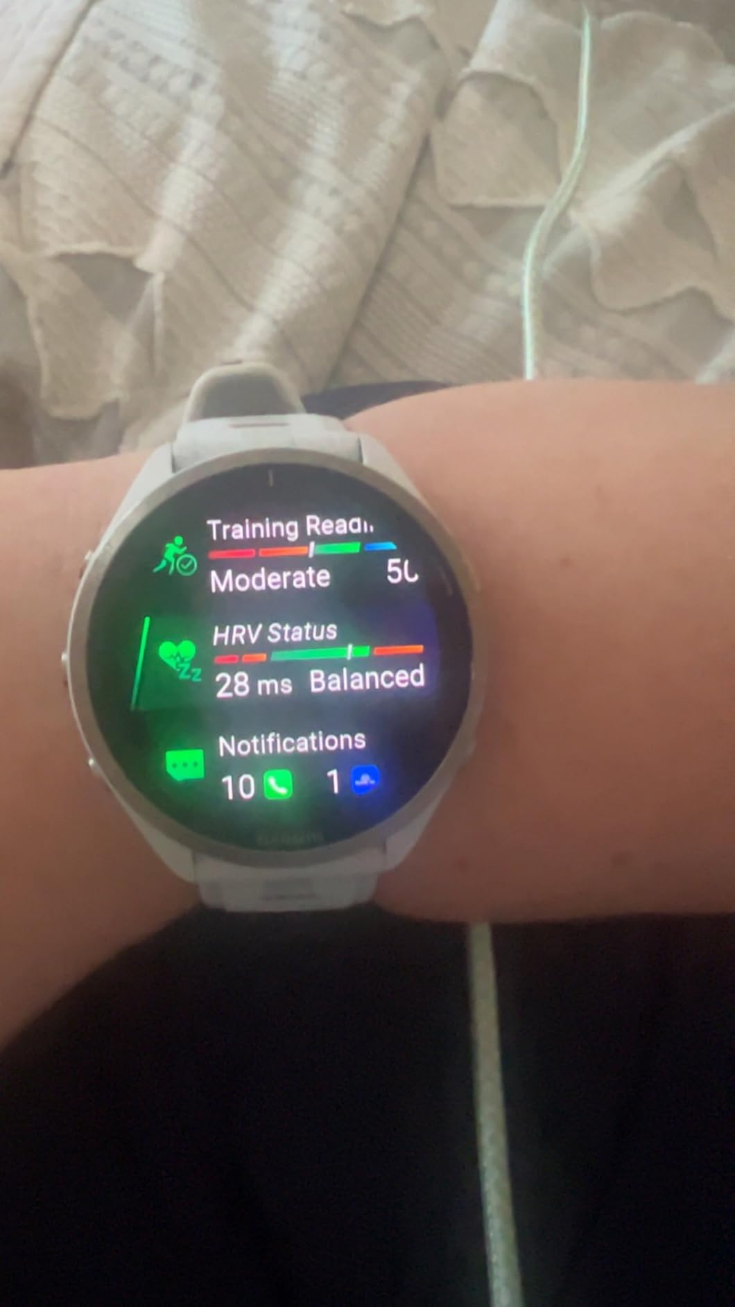 Garmin Forerunner 965, Running Smartwatch, 47mm, Black/Powder Gray | Maps, Advanced Training Metrics & Recovery Insights, Music On Your Wrist, Garmin Coach, Daily Suggested Workouts customer photo 2