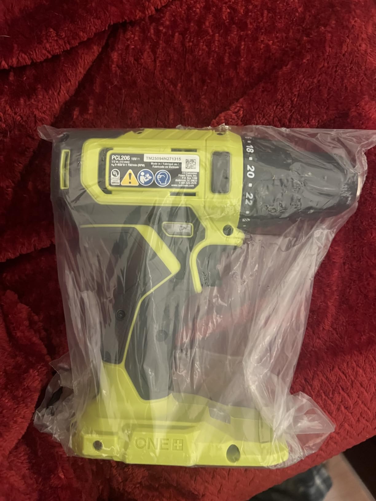 ONE+ 18V Cordless 1/2in Drill/Driver PCL206B (Tool Only) | Battery and Charger Sold Separately customer photo 1