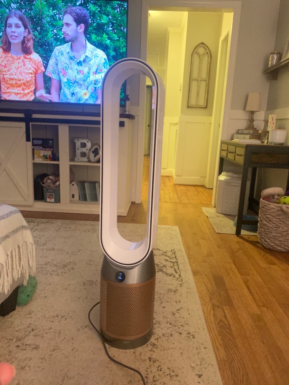 Dyson Purifier Cool Formaldehyde TP09 Air Purifier and Fan | White/Gold Large customer photo 2