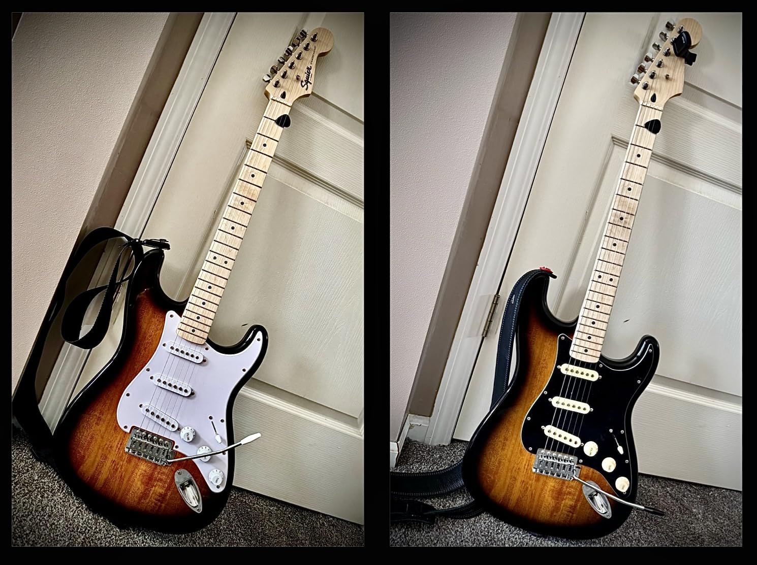 Fender Squier Sonic Stratocaster Electric Guitar, Ultraviolet, Laurel Fingerboard, White Pickguard customer photo 2