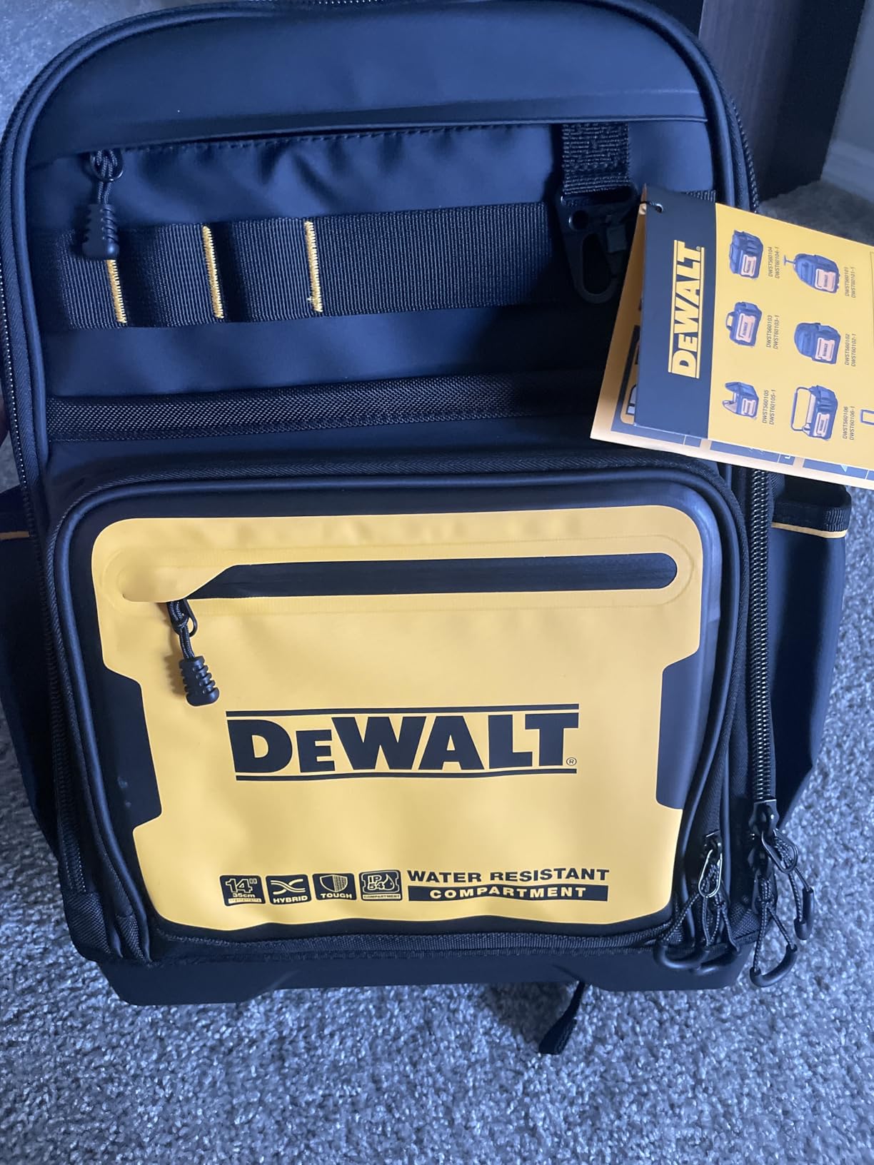 DEWALT Tool Backpack, Tool Storage and Organization, Durable and Water Resistant (DWST560102) customer photo 2