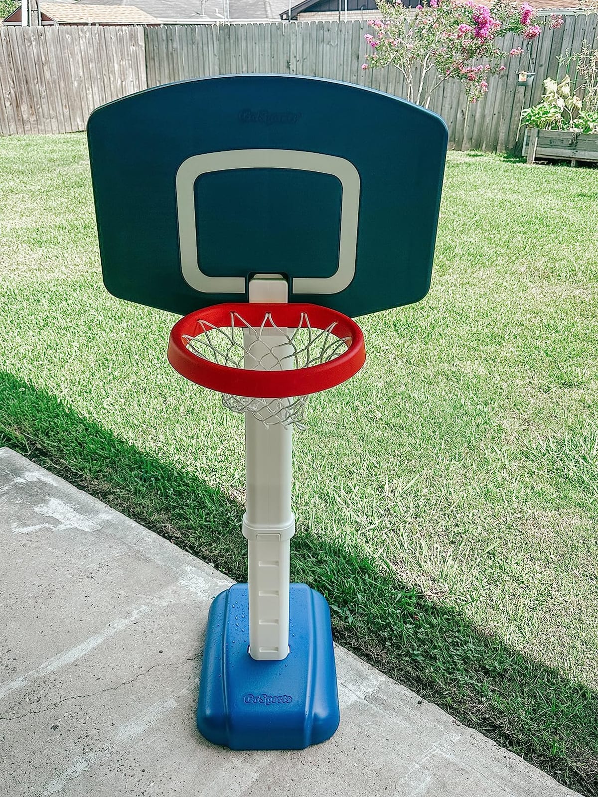 GoSports Tot Shot Toddler Basketball Set - Kids Indoor & Outdoor Toy Hoop with Adjustable Height customer photo 2