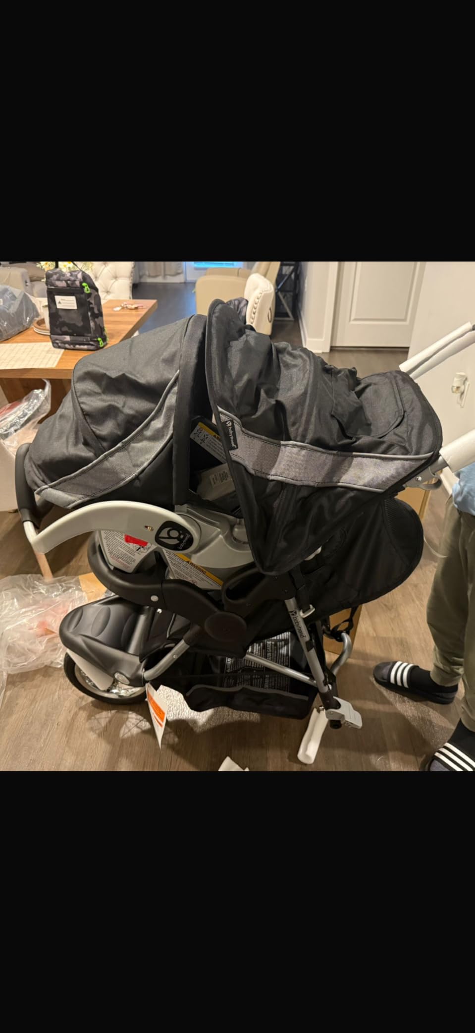 Baby Trend Expedition Jogger Travel System with EZ-Lift Infant Car Seat, Dash Black customer photo 2