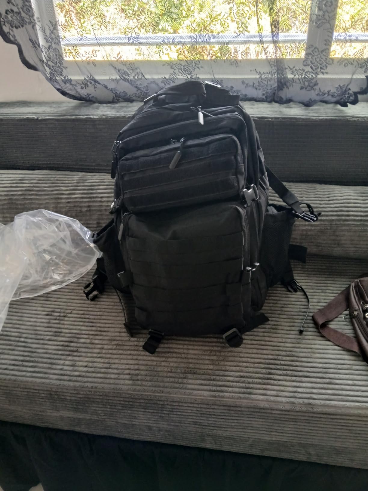 LHI Military Tactical Backpack for Men and Women 45L Army 3 Days Assault Pack Bag Large Rucksack with Molle System - Black customer photo 1