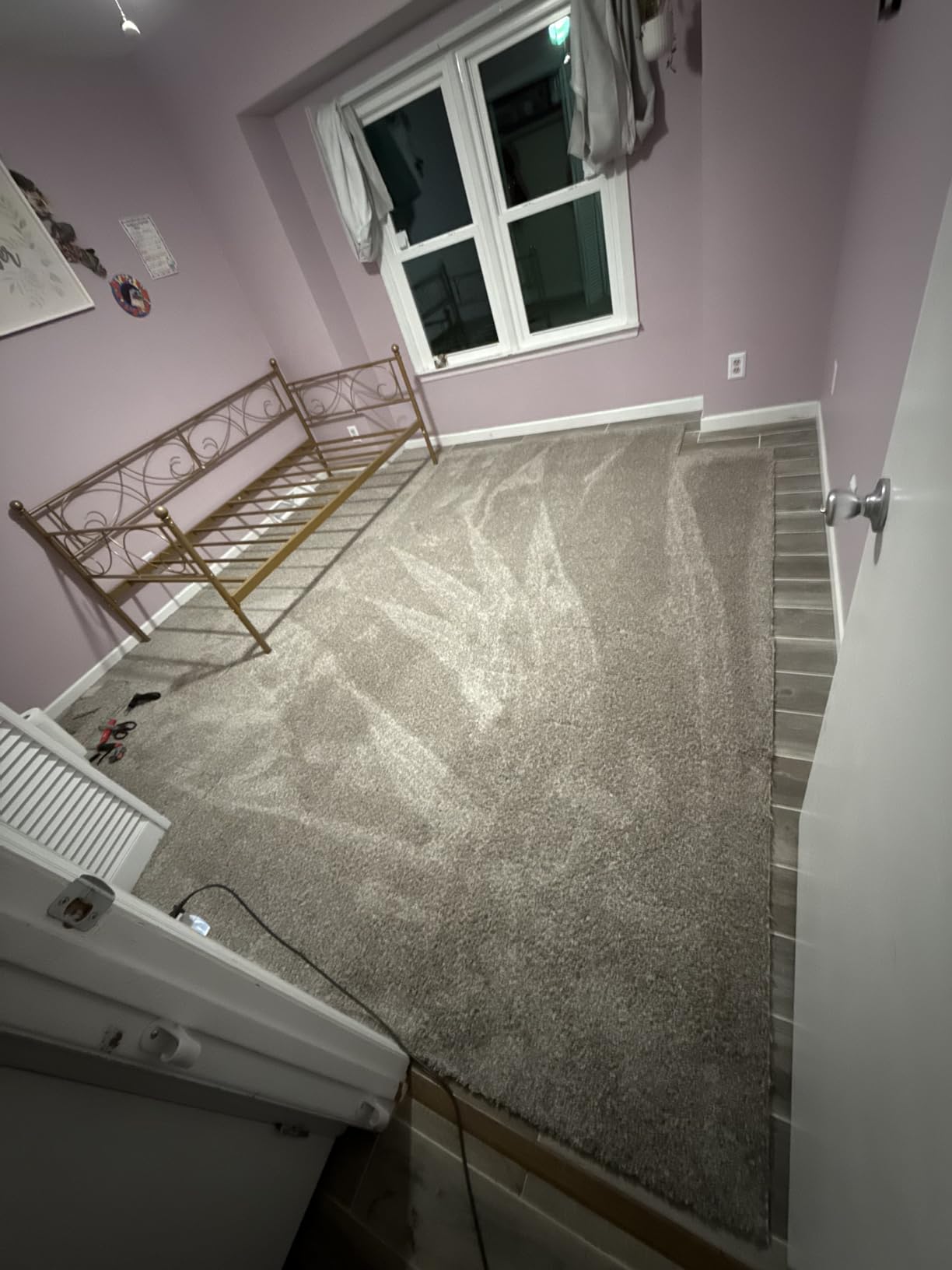 Smart Squares in A Snap Premium Plush Carpet Tiles, Made in USA - 18x18 Peel and Stick Floor Tiles with Attached Padding - Seamless DIY Carpet Squares (22.5 Sq Ft, Pack of 10, 708 Claystone) customer photo 1