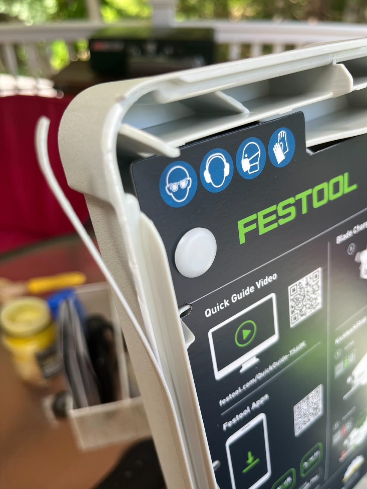 Festool Plunge-Cut Track Saw TS 60 KEB-F-Plus-FS US with 55-Inch (1400mm) Guide Rail 576726+491498 customer photo 2