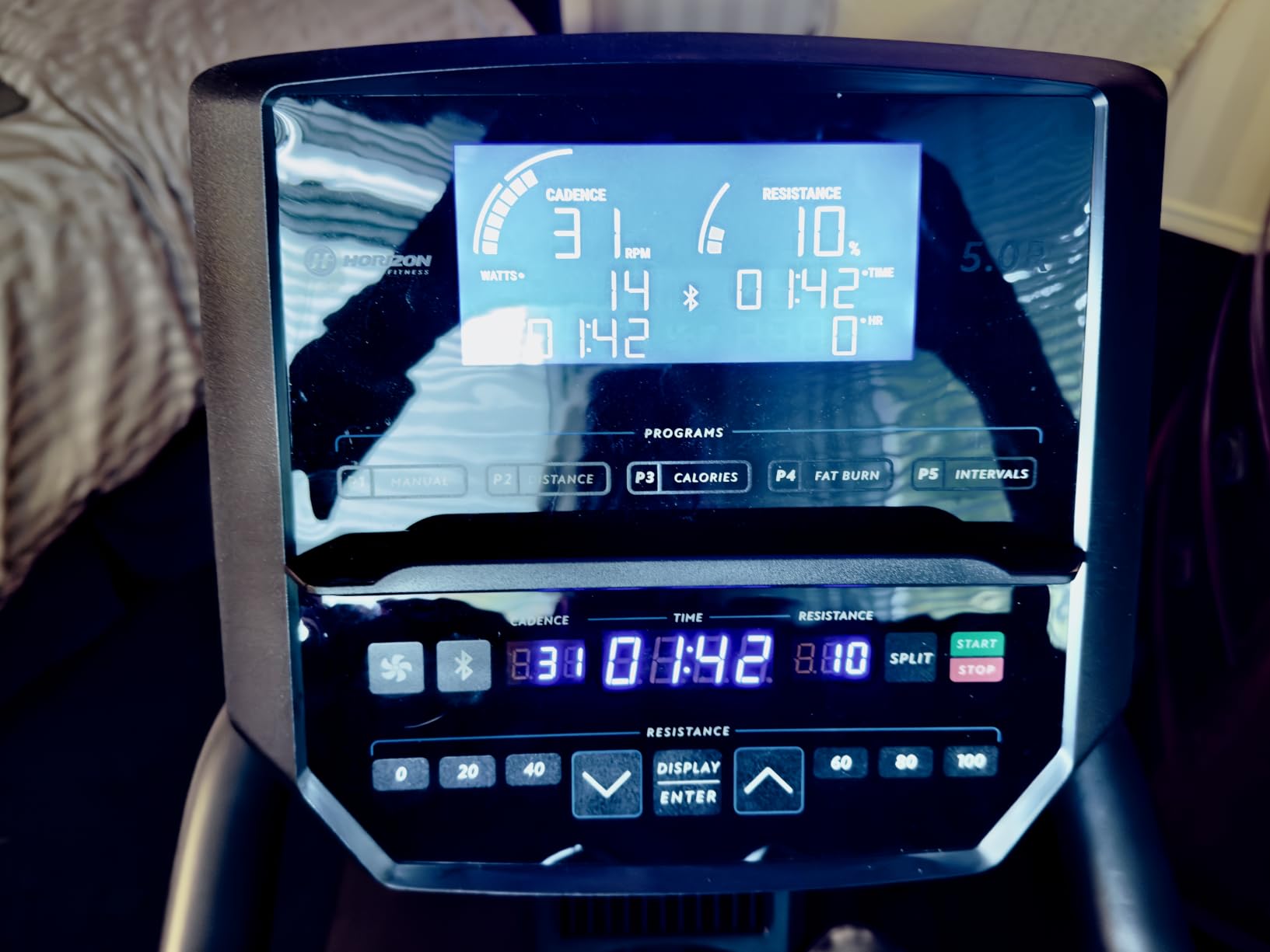 Horizon Fitness 5.0R Recumbent Bike customer photo 2