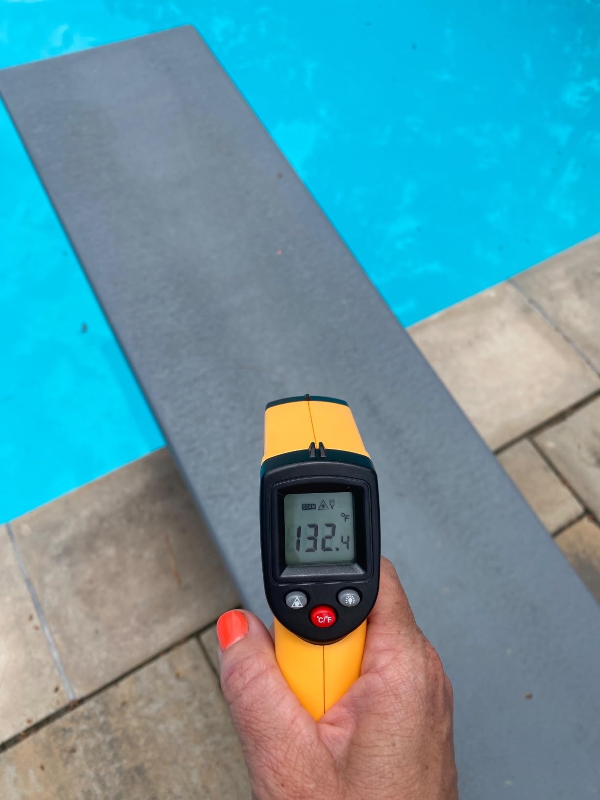 6' White Diving Board Replacement for Inground Swimming Pools GPP-DB-GX6-W customer photo 2