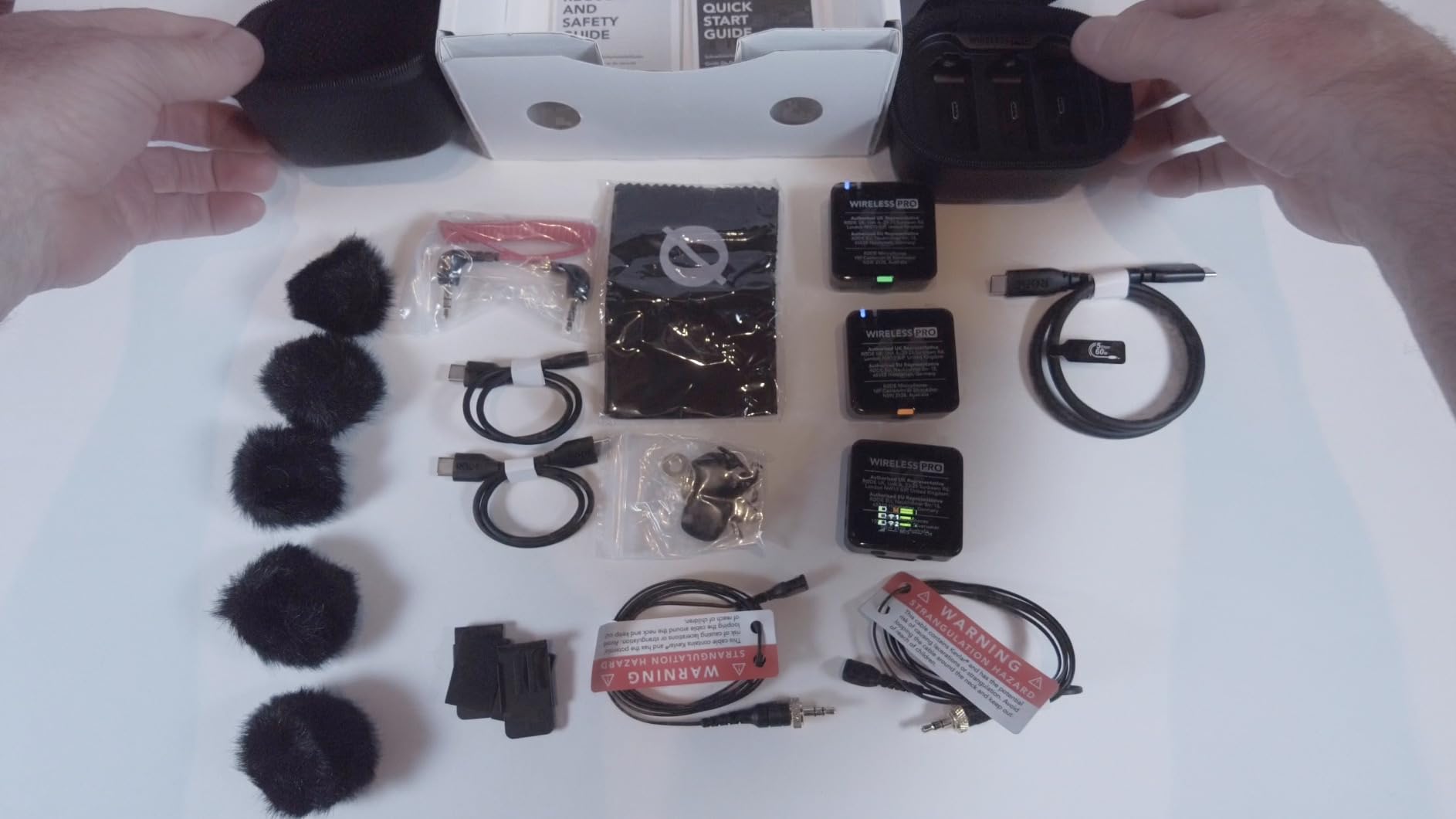 RØDE Wireless PRO Compact Wireless Microphone System with Timecode, 32-bit Float On-board Recording, 2 Lavalier Microphones and Smart Charge Case for Filmmaking and Content Creation customer photo 1