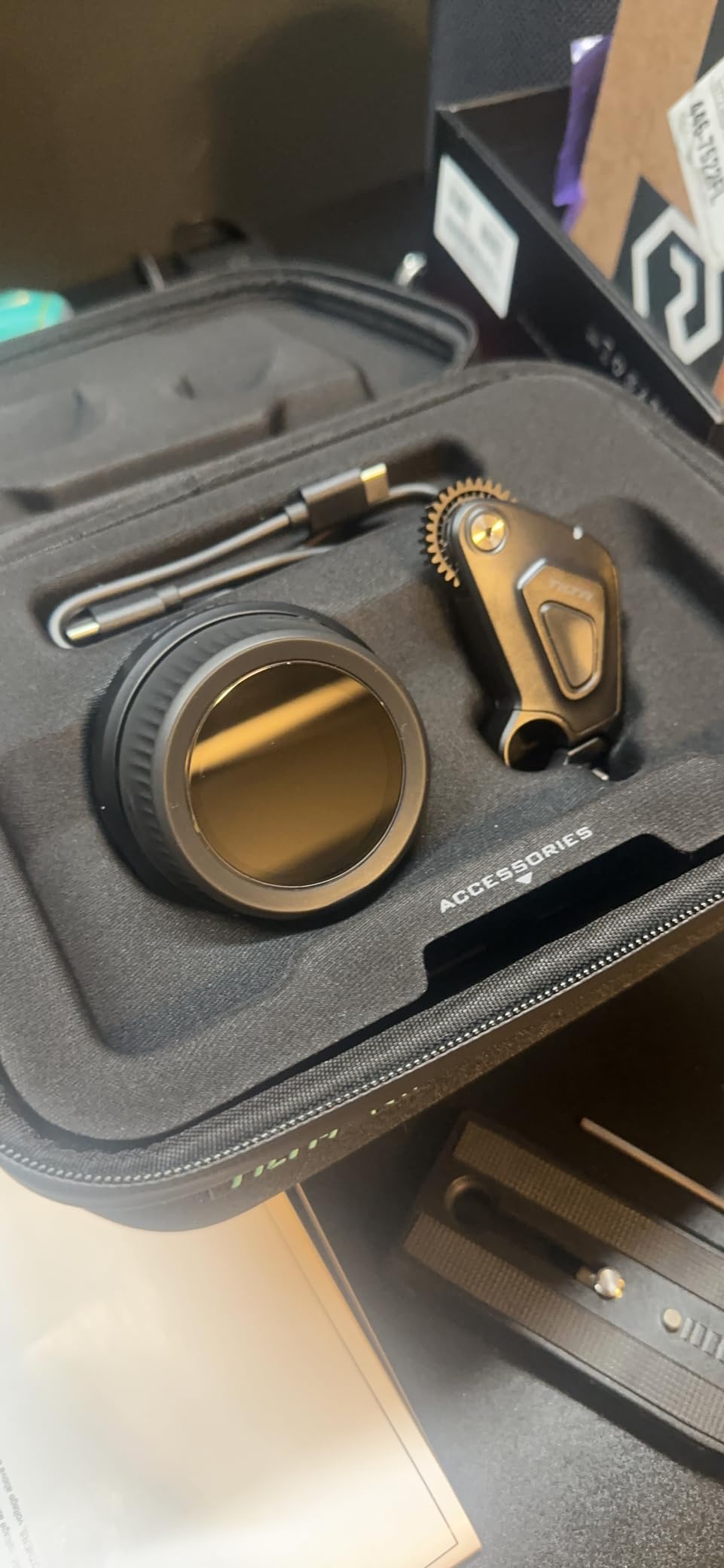 Tilta Nucleus Nano II Base Kit - Wireless Lens Control System | Includes Handwheel, Motor + More | Wireless Zoom, Focus, Aperture Control | Follow Focus | Accurate Pulling | Touch Screen (WLC-T05 TX) customer photo 2