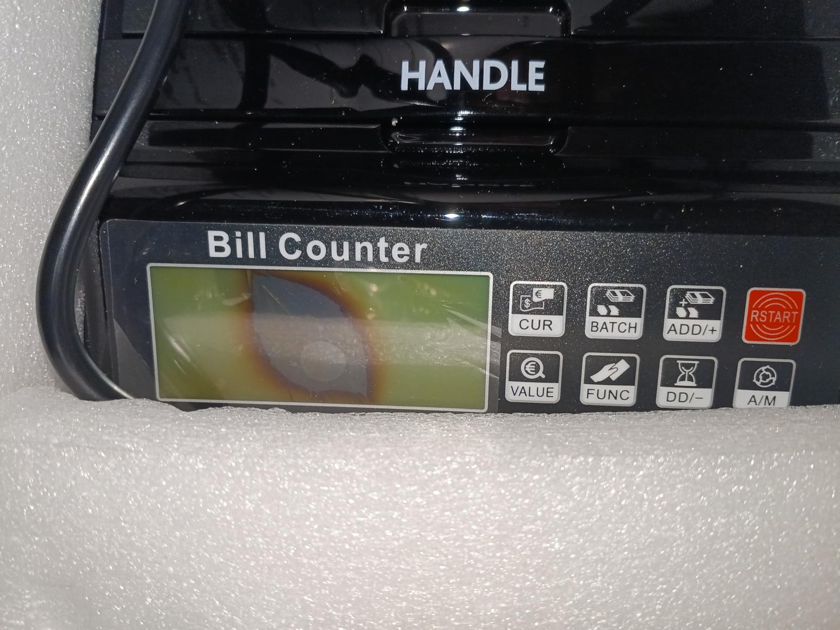 LOLARAN AL1000 Money Counter Machine with Value Counting for USD & EUR, UV/MG/MT/IR/DD/HLF Counterfeit Detection, LCD Display, Count/ADD/Batch/AUTO/Manual Modes customer photo 2