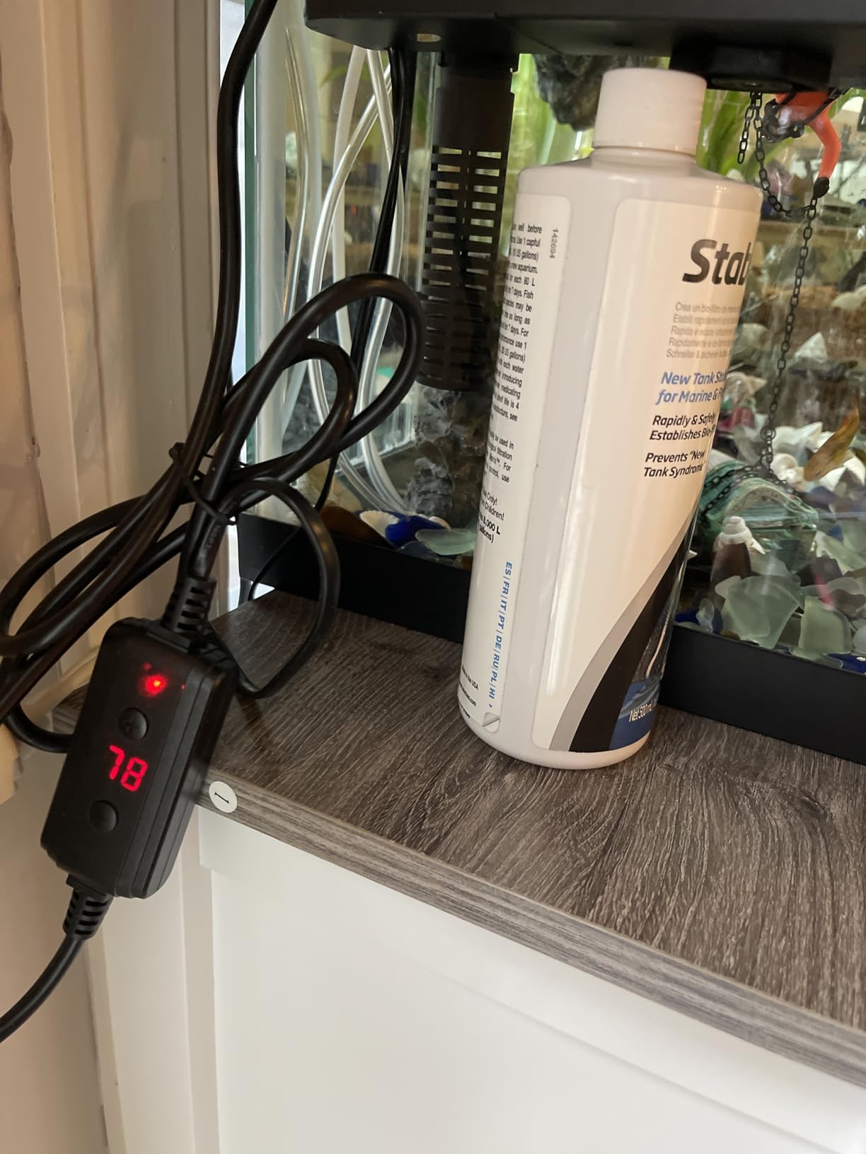 NICREW Aquarium Heater 200W with Adjustable Temp Controller, 30-50 Gallon | Dual Temp Sensors, Accurate Heat Control, Overheat Protection, Durable Quartz Glass, Freshwater & Saltwater Compatible customer photo 2