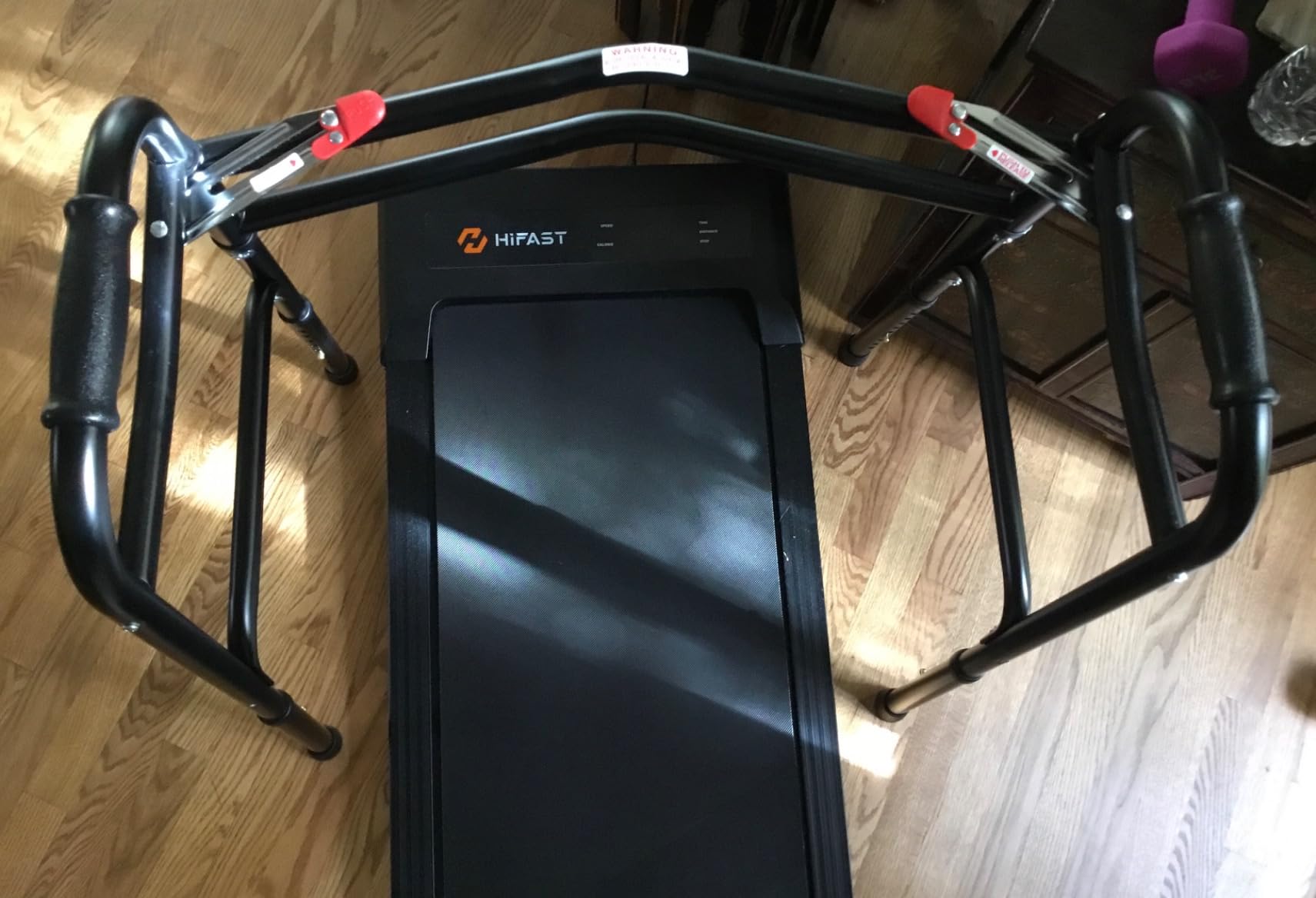 AireMed Bariatric Folding Walker Extra Wide - Skis Glides Included - Heavy Duty Steel Frame - 22