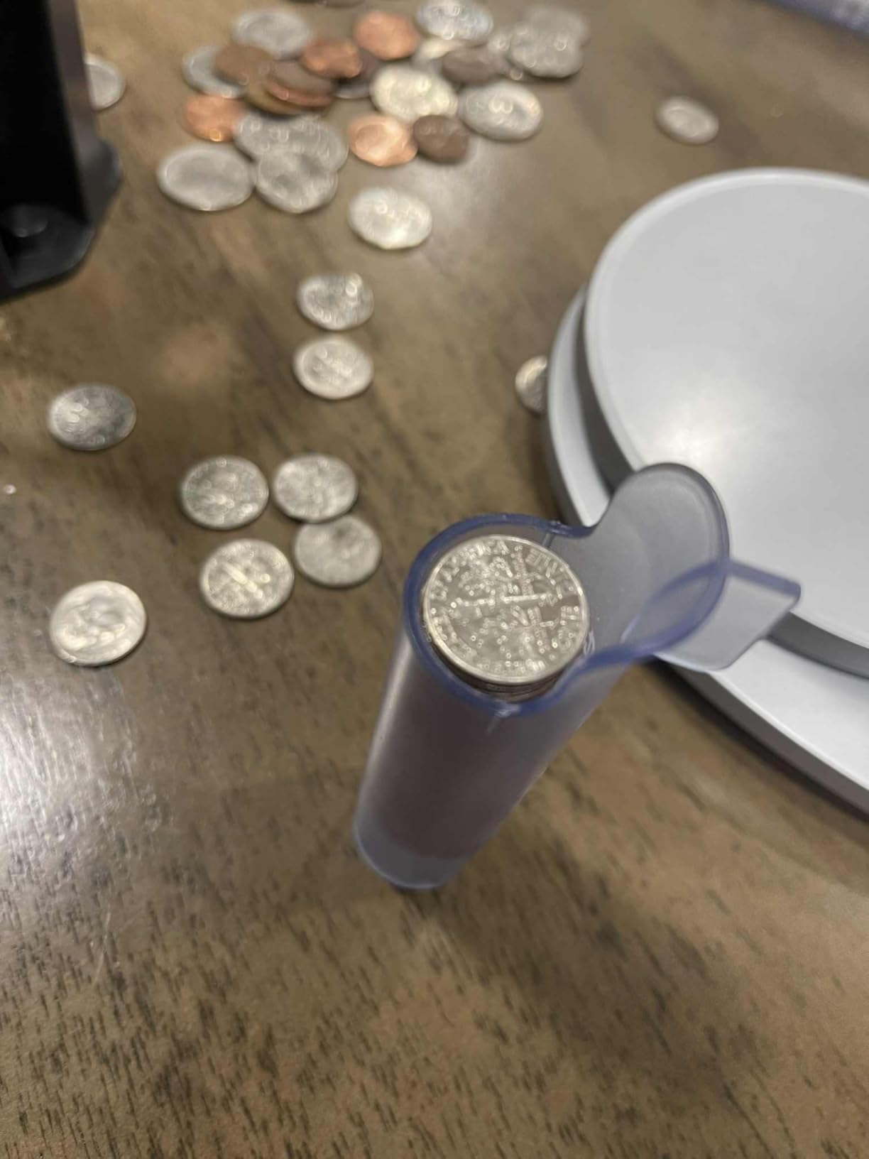 Byteen8 Coin Counter Coin Sorter with Coin Wrappers, Change Roller Machine | Sort loose Coins in Coin Bank Holder Quickly & Accurate, Use as Coin Organizer Change Sorter at Home & Office or for Business customer photo 2