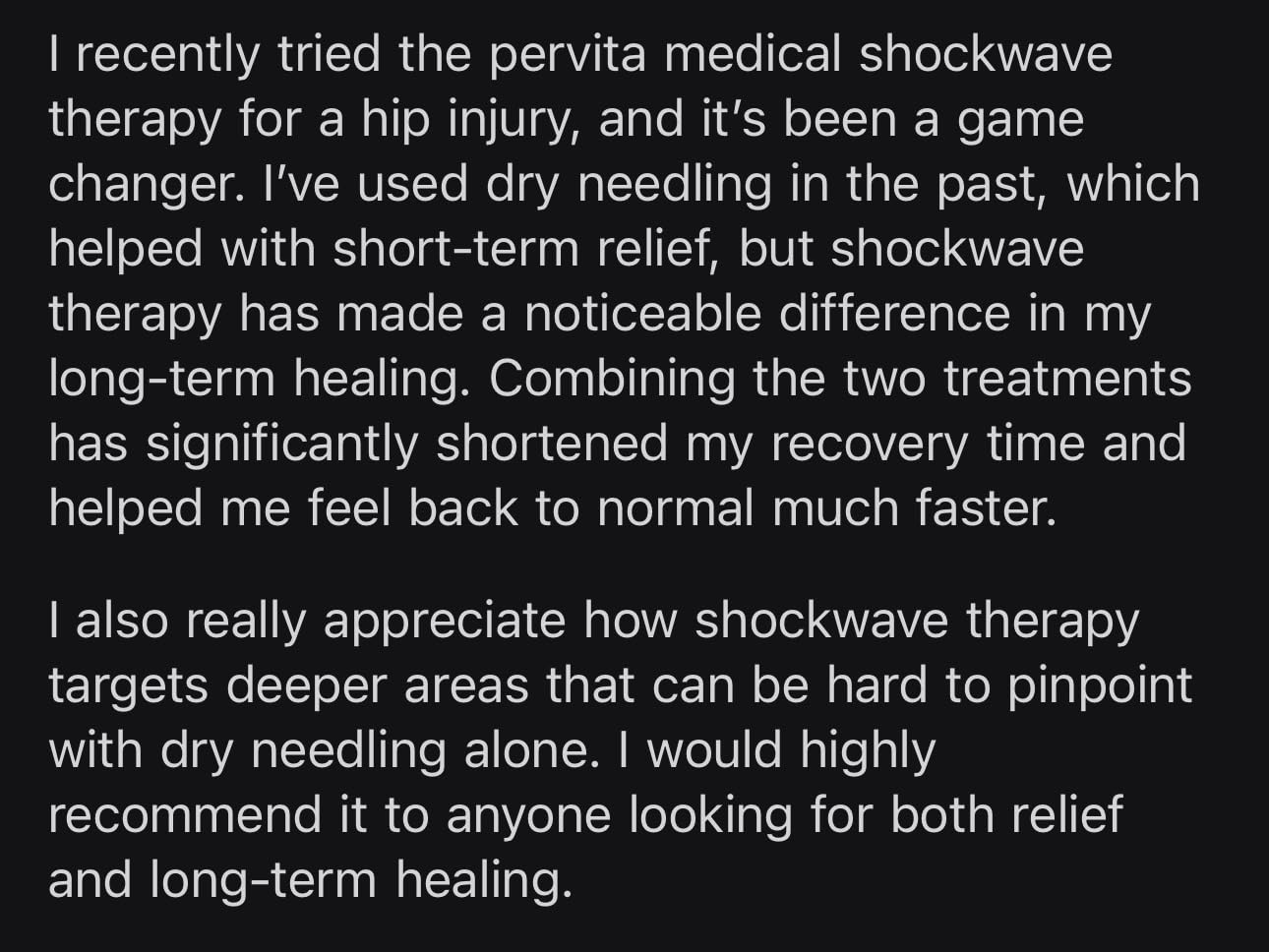 PerVita Medical Shockwave Therapy Machine Extracorporeal Shock Wave Therapy Machine Joint and Muscle Pain Relief On-The-Go Painless Non-Invasive No Side Effects PSP10 customer photo 1