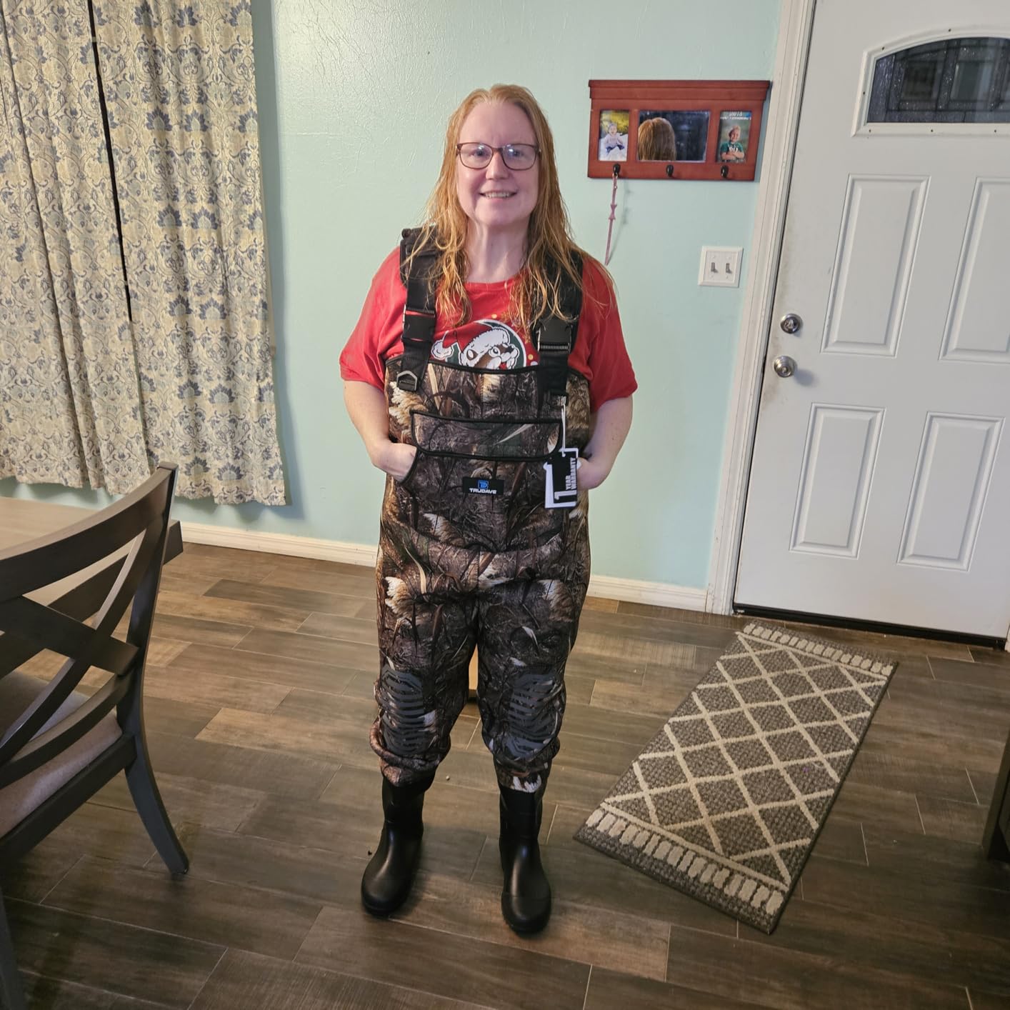 Trudave Chest Waders for Men & Women Waterproof, Fishing Neoprene Waders, Hunting Waders with Boots customer photo 2