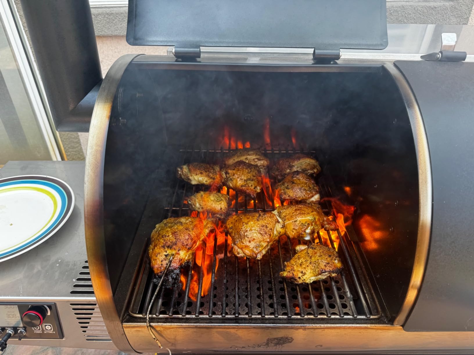 recteq DualFire 1200 Wood Pellet Smoker Grill, Wi-Fi Electric Pellet Grills, Dual Chambers for Hot and Fast + Low and Slow Cooking customer photo 2