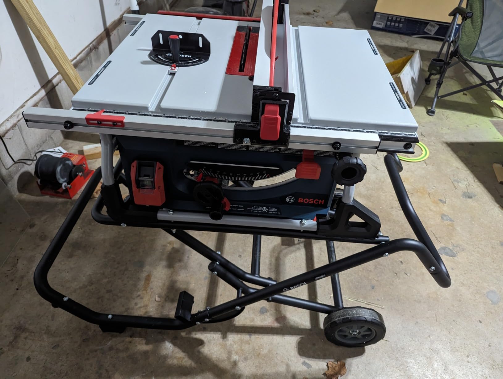15.0 Amp GTS15-10 10 In. Jobsite Table Saw with Gravity-Rise Wheeled customer photo 2