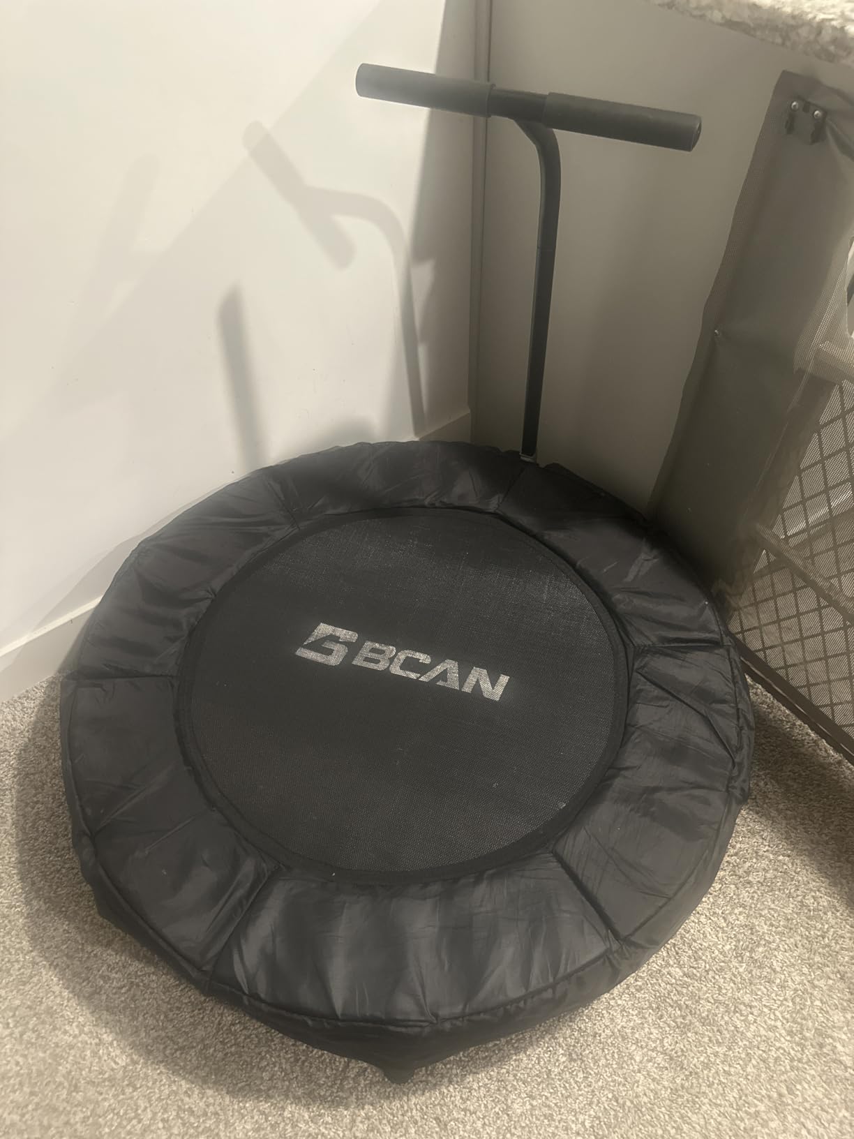 BCAN SP1 36'' Kids Toddler Trampoline Indoor, Foam Handle, ASTM Certified Safety customer photo 2