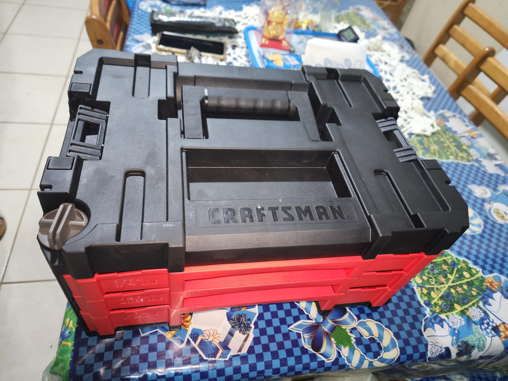 Craftsman 262-Piece Mechanic Tool Set with 3-Drawer VERSASTACK Box, SAE and Metric Socket Set, Car and Motorcycle Tool Kit with Combination Wrenches and Spark Plug Sockets, 90-Tooth (CMMT45309) customer photo 1