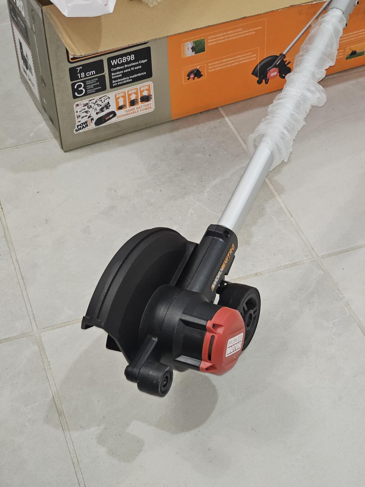 WORX Cordless Lawn Edger, 20V 7