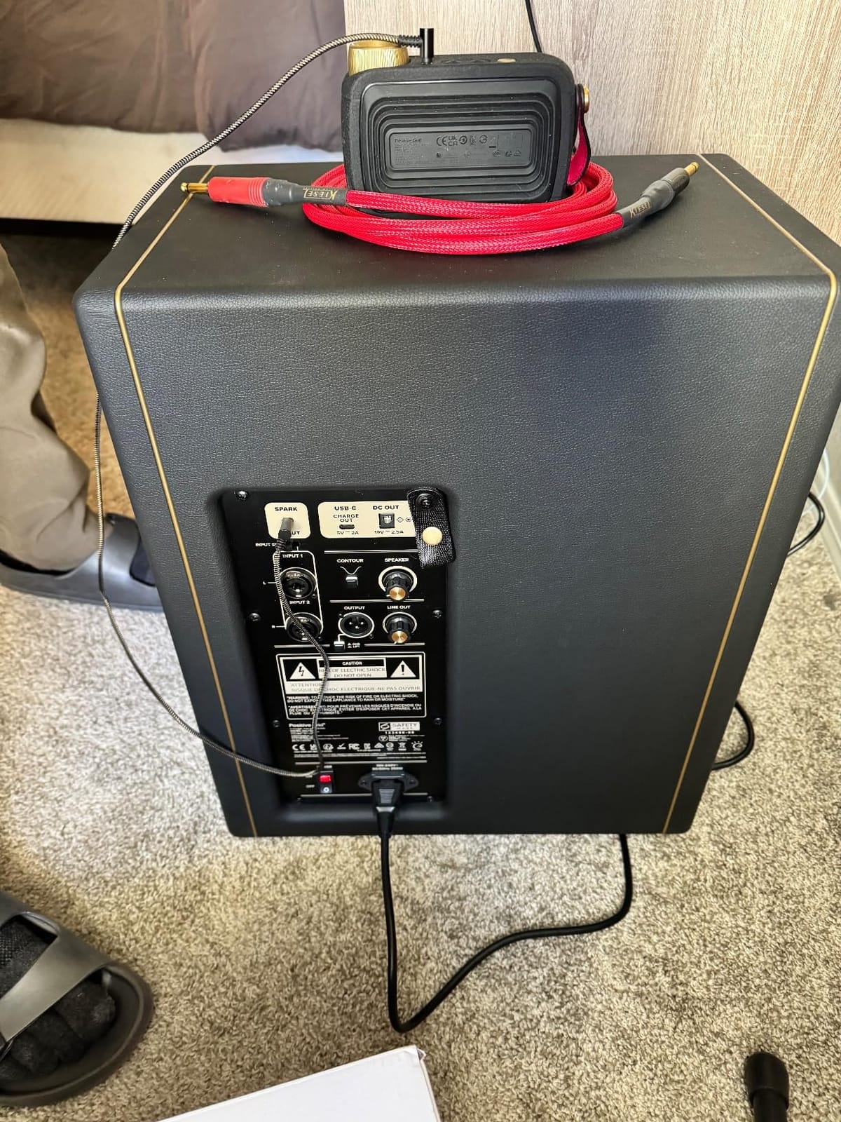 Positive Grid Spark CAB Powered FRFR Speaker Cabinet for Amps & Modelers | 140W FRFR powered cabinet with 10