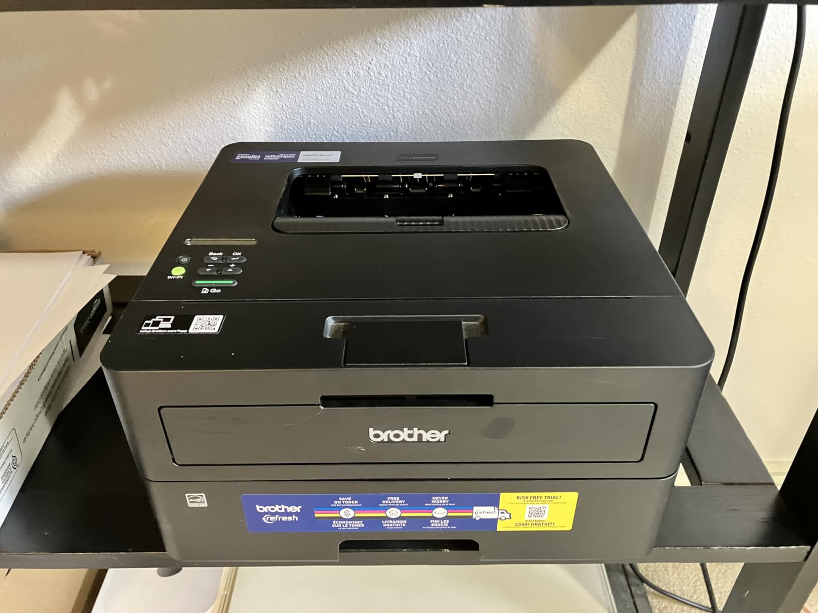 Brother HL-L2460DW Wireless Compact Monochrome Laser Printer with Duplex and Mobile Printing customer photo 2