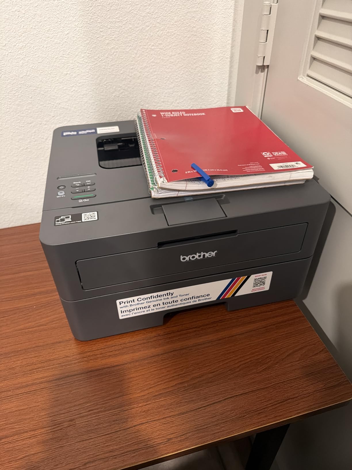 Brother HL-L2405W Wireless Compact Monochrome Laser Printer with Mobile Printing customer photo 1