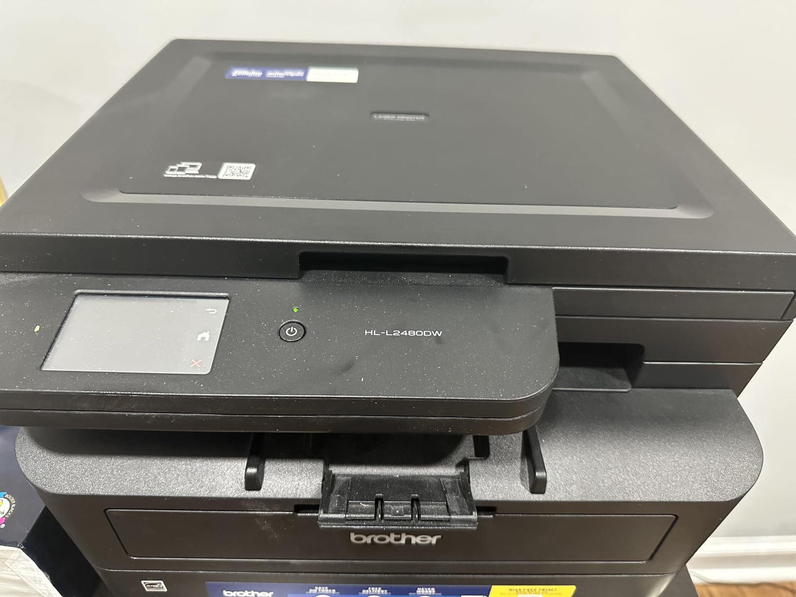 Brother HL-L2480DW Wireless Compact Monochrome Multi-Function Laser Printer with Copy, Scan and Duplex customer photo 1