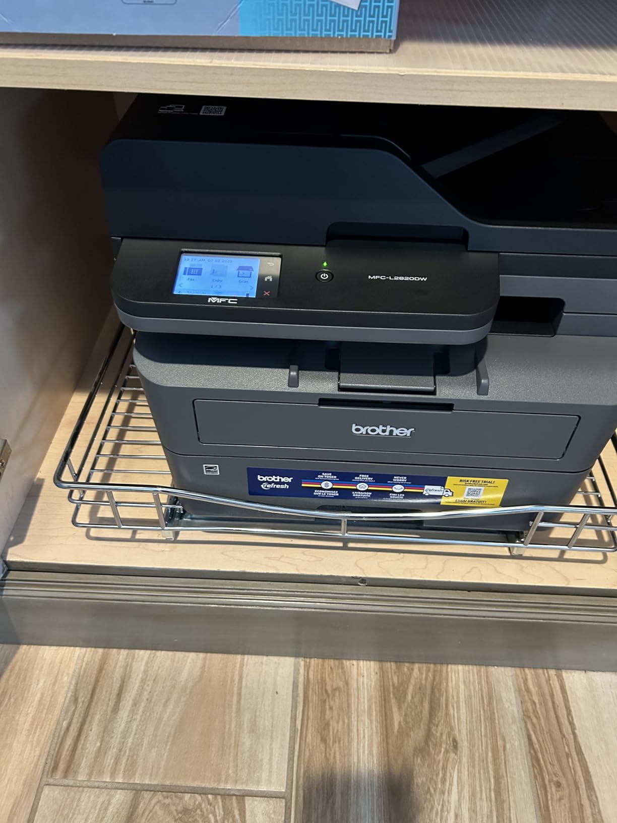 Brother MFC-L2820DW Wireless Compact Monochrome All-in-One Laser Printer with Copy, Scan, Fax and Duplex customer photo 1