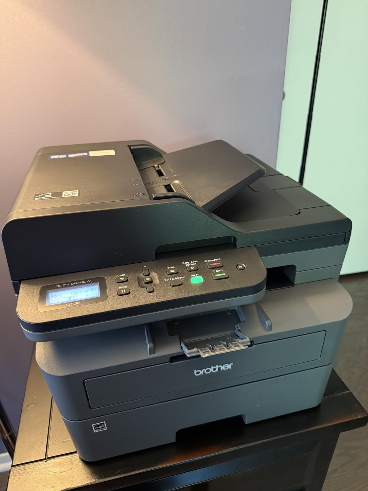 Brother DCP-L2640DW Wireless Compact Monochrome Multi-Function Laser Printer with Copy, Scan and Duplex customer photo 2