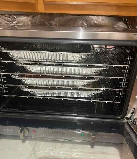 KoolMore 32 in. Commercial Countertop Convection Oven, Holds Full Size Pans, 4 Racks and 3500W of Power, 240V in Stainless-Steel, ETL Listed for Safety and Sanitation (KM-CTCO-44) customer photo 1