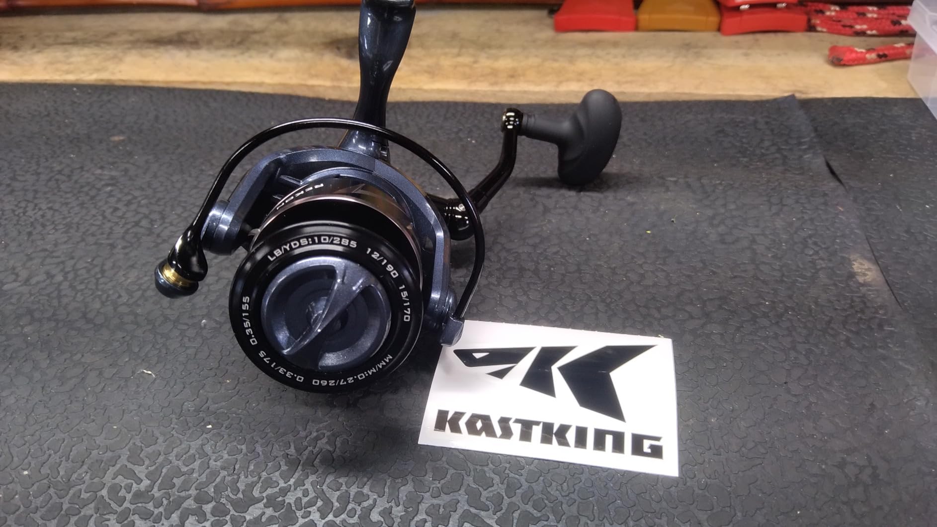 KastKing ReKon Saltwater Spinning Fishing Reel - Powerful for Big Game | Max Drag:55 lb,5+1+1 BB, NyliTech Body, MaxiDur Bearings & Carbon Fiber Drag, Water Resistant customer photo 1