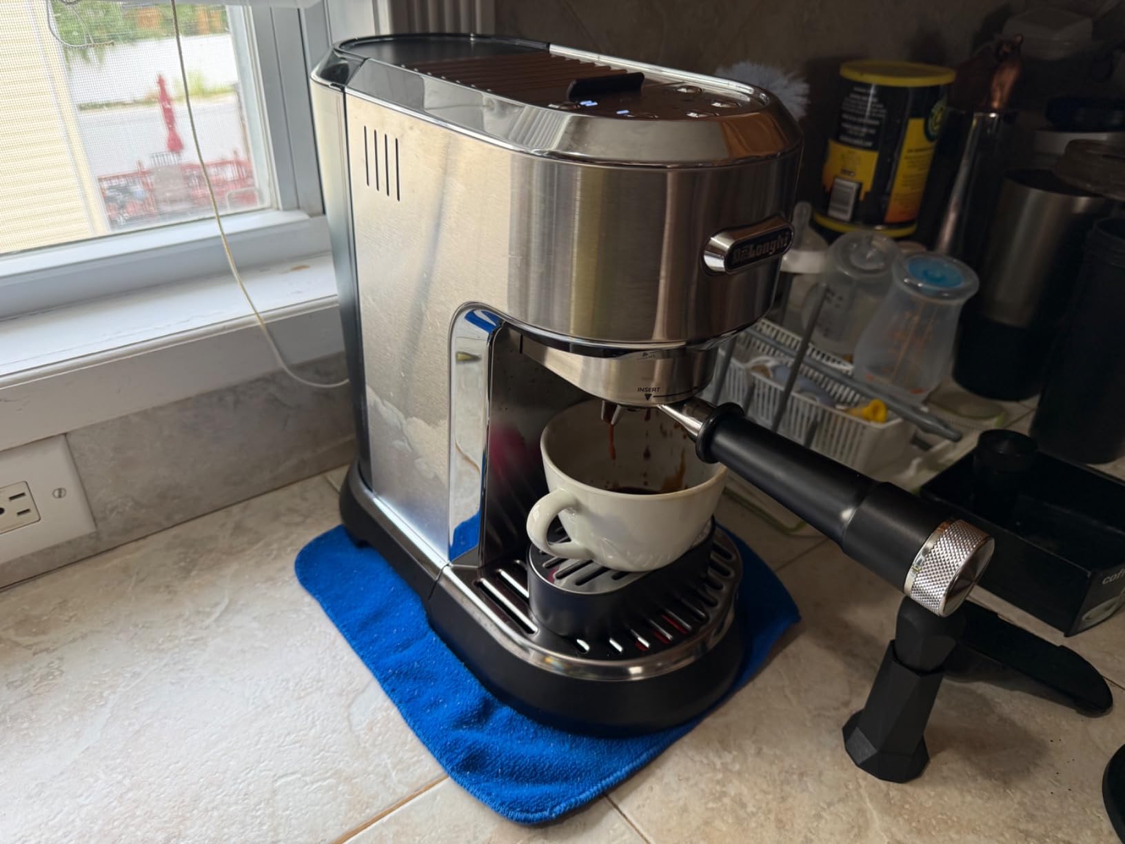 Dedica Maestro Plus Espresso Machine, Automatic Steam Wand, 3 Coffee Temp & Milk Foam Settings, 54oz Removable Tank, Easy-to-Clean Dishwasher-Safe Parts, Compact Stainless Steel Design customer photo 1