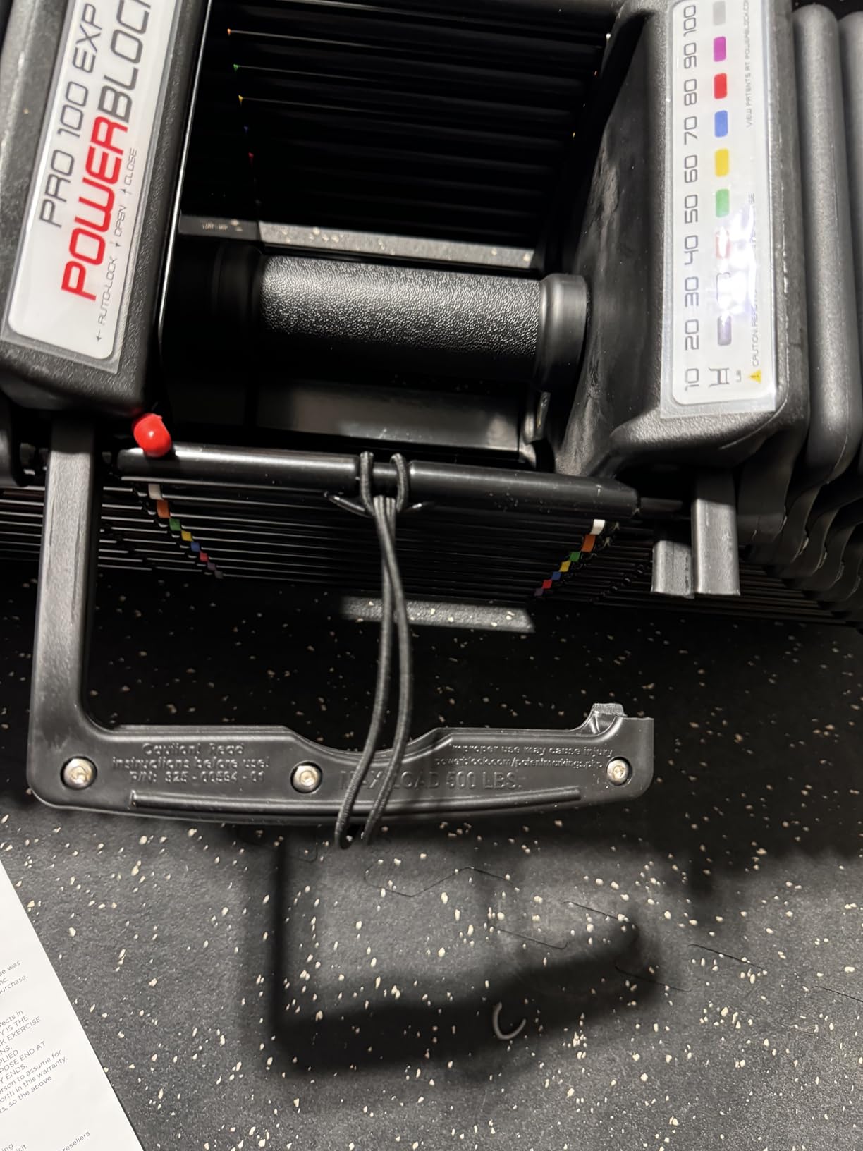 PowerBlock Pro 100 Adjustable Dumbbell, 5-100 lb (Sold as a single unit, order 2 to complete your pair) customer photo 2