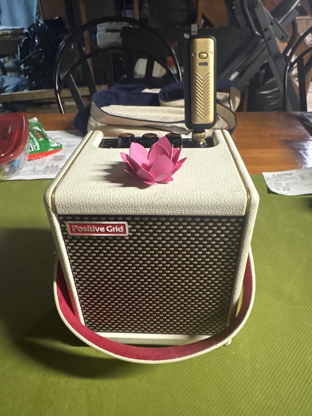 Positive Grid Spark Link Wireless Guitar System - Electric, Acoustic, Bass | Plug & play wireless guitar system for electric, acoustic & bass. Ultra-low latency, 6-hr battery. USB-C cable included. customer photo 2