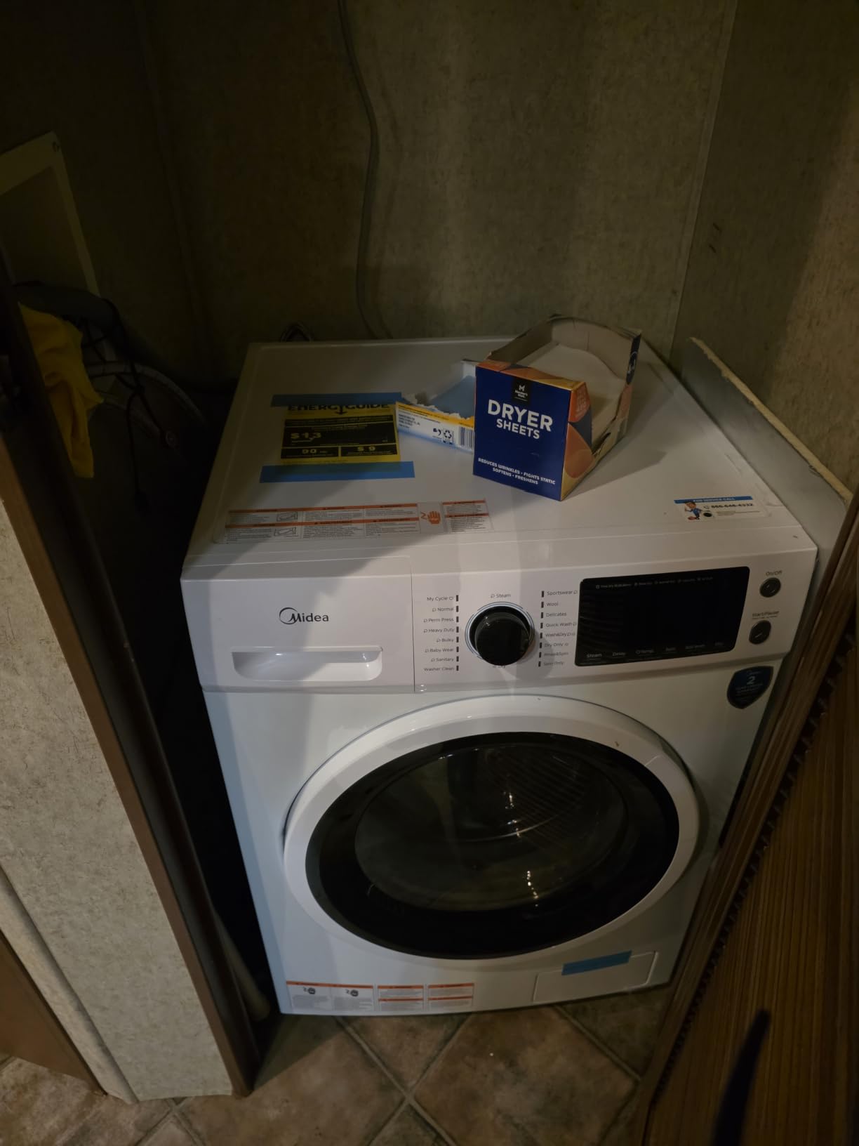 Midea Washer Dryer Combo 2.7 Cu.ft 24