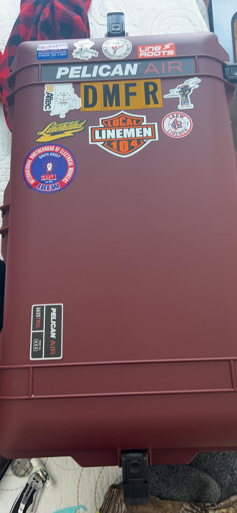 Pelican Air 1595 Travel Case - Large Hard Case Luggage - Suitcase with Wheels (Blue) customer photo 1