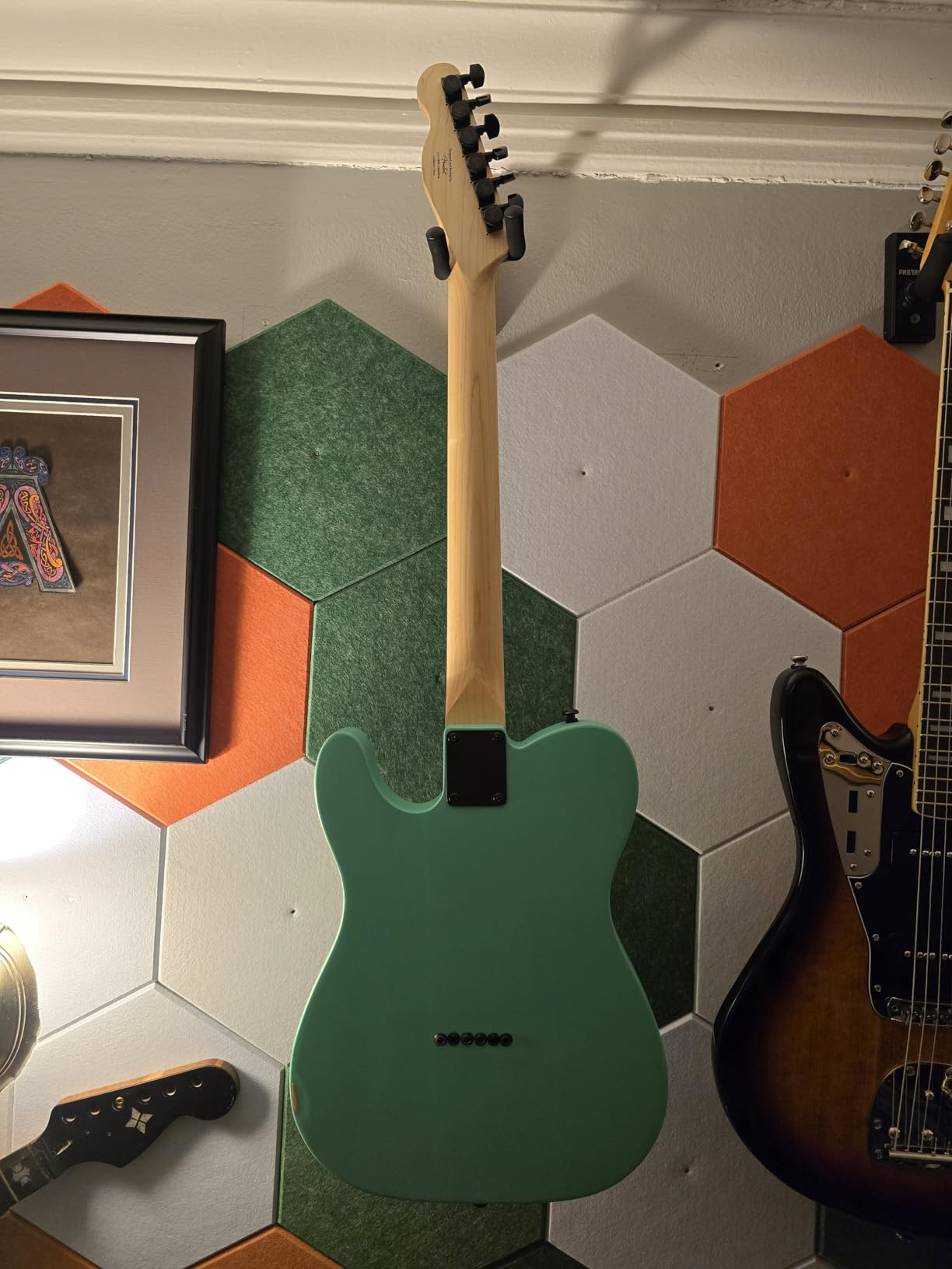 Squier Debut Beginner Telecaster Electric Guitar, 2-Color Sunburst | Starter electric guitar, free lessons included, 2-year warranty, satin urethane finish, kids and adults customer photo 2