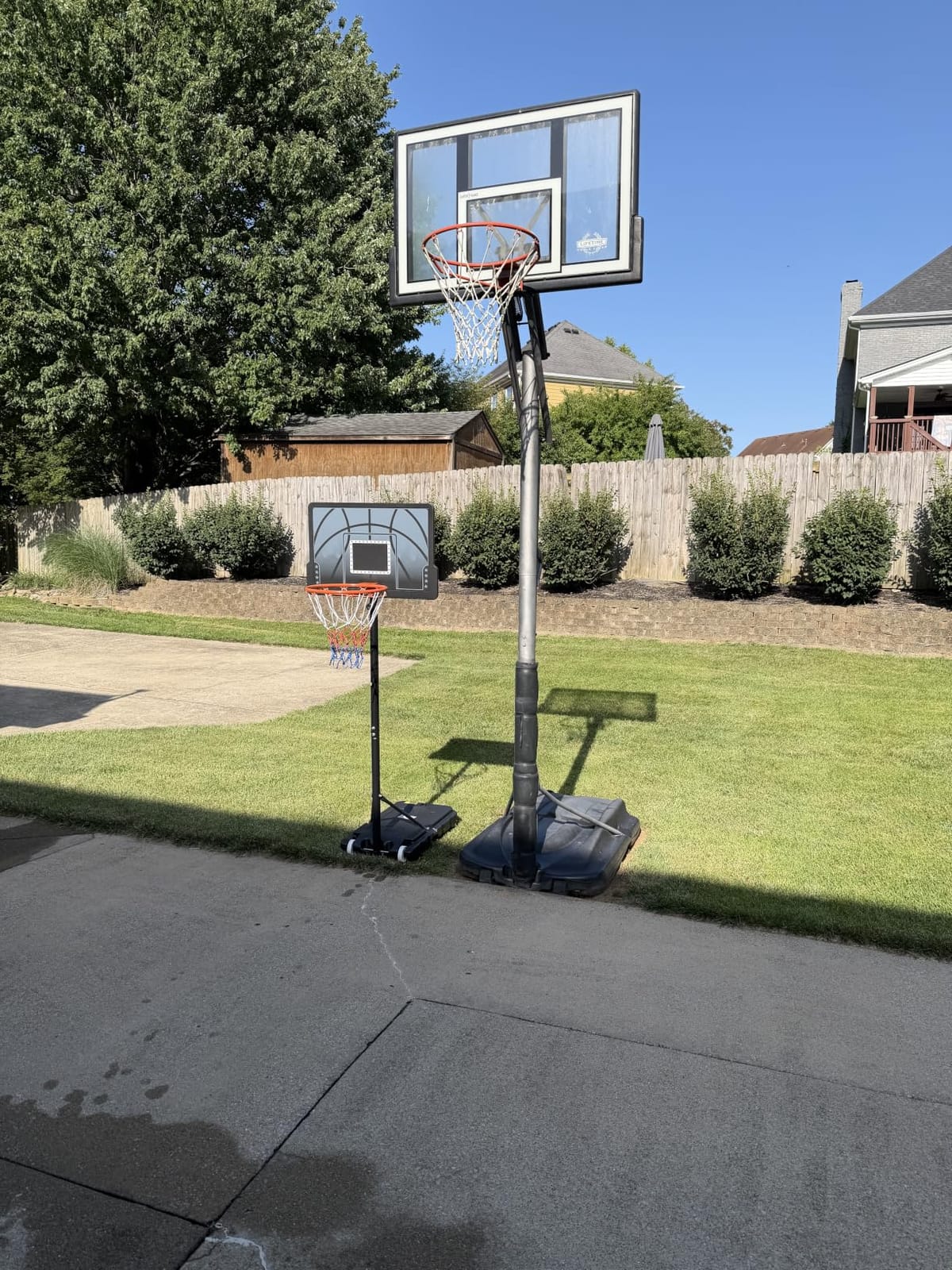 Yohood Kids Basketball Hoop, 3.6-7 FT Height Easy Adjustment, Portable Basketball Hoop Outdoor Indoor for Kids/Teens/Youth, 30