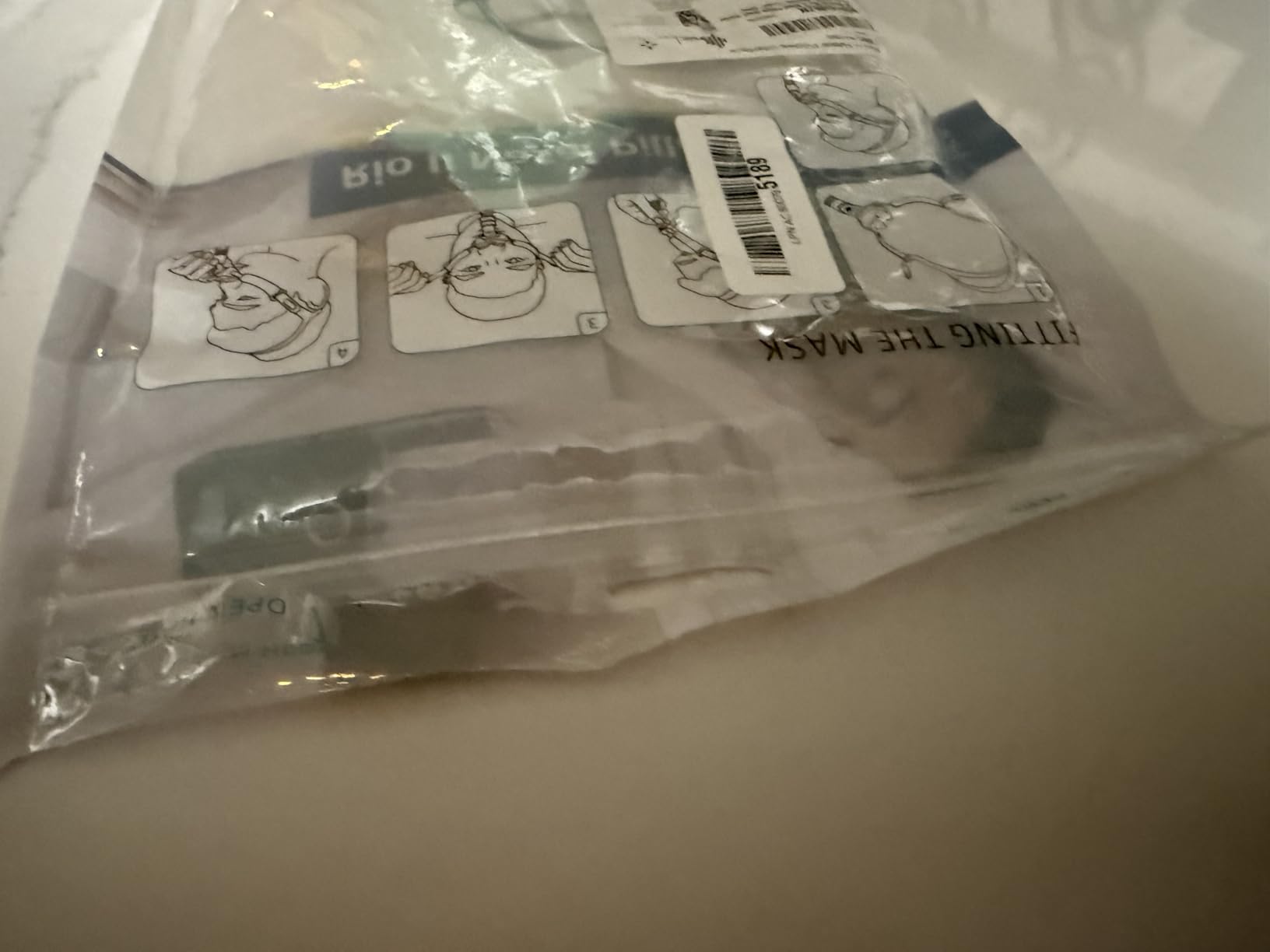 3B Medical Rio II Nasal Pillow Mask Starter Pack (Small, Medium, Large), Clear customer photo 1