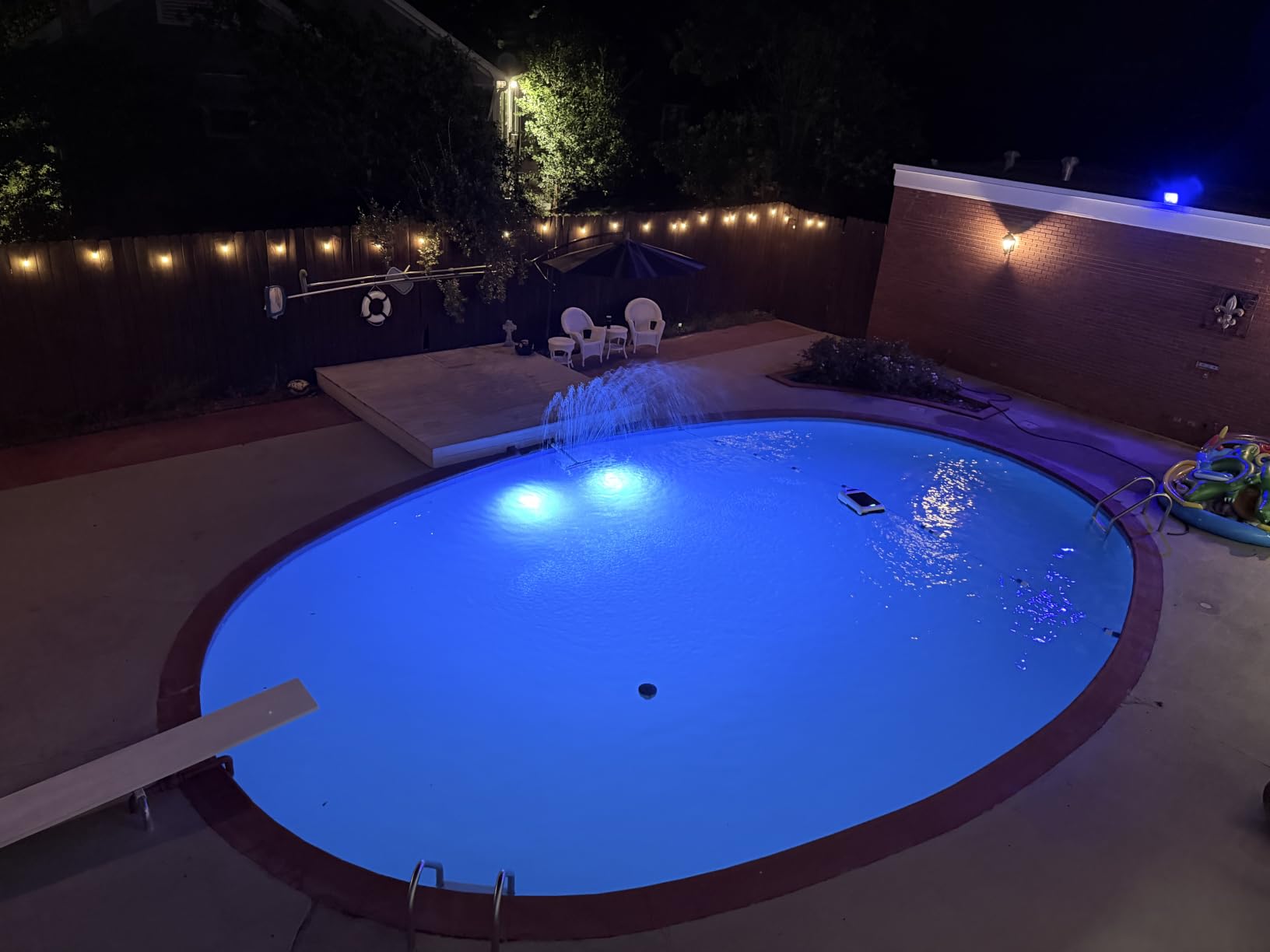 LyLmLe LED Pool Lights 50W Double Lights with APP Control for Giant Pools | 12V Underwater Light with Magnet & Timer, 1600lm, IP68 Waterproof Submersible Light for Aboveground and Inground Pools customer photo 2