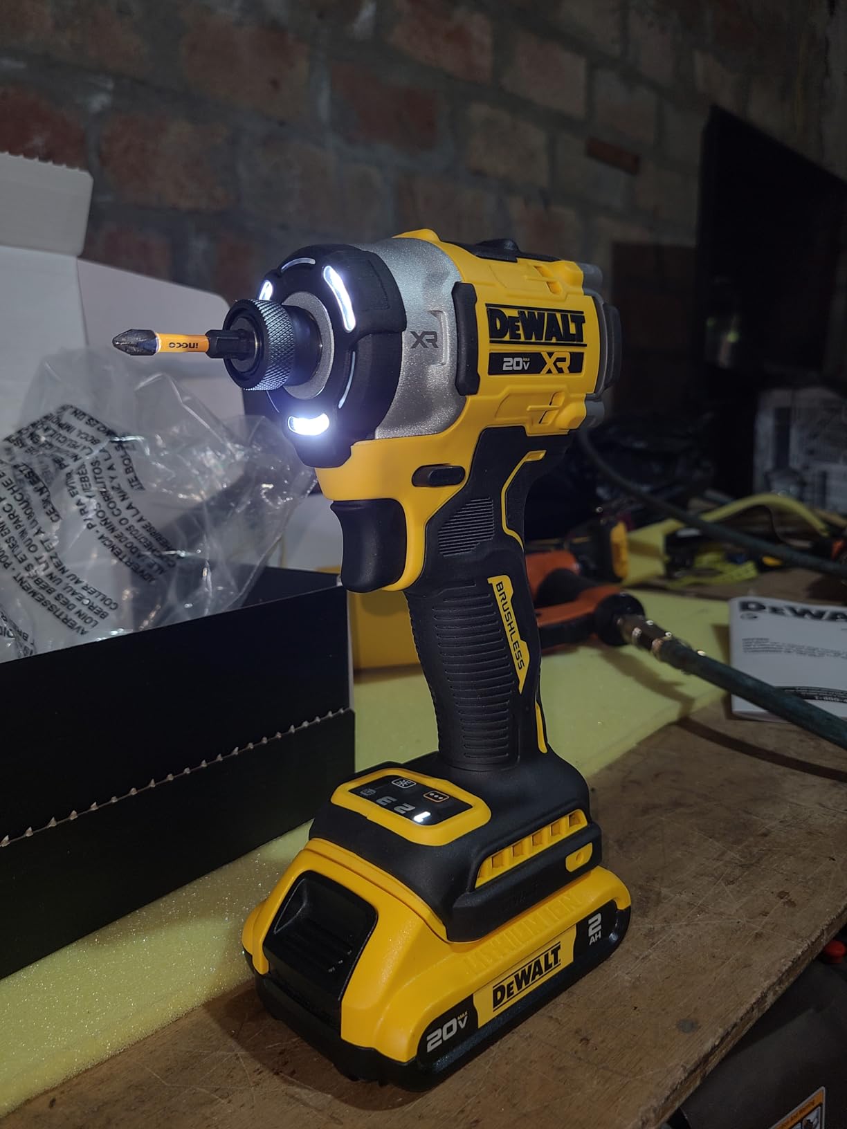 DEWALT 20V MAX XR 1/4 Inch Cordless Impact Driver, Bare Tool Only (DCF860B) customer photo 1