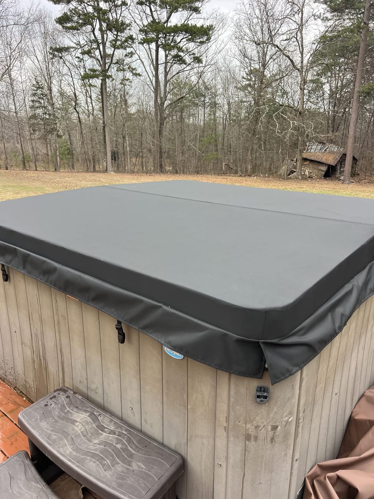 BeyondNice Durable, Replacement Hot Tub Cover | Custom Made Spa Cover | 5 Year Warranty | Insulating Foam Cores 4, 5 or 6 inches Thick | Hot Tub Cover Sizes up to 96 x 96 inches customer photo 1