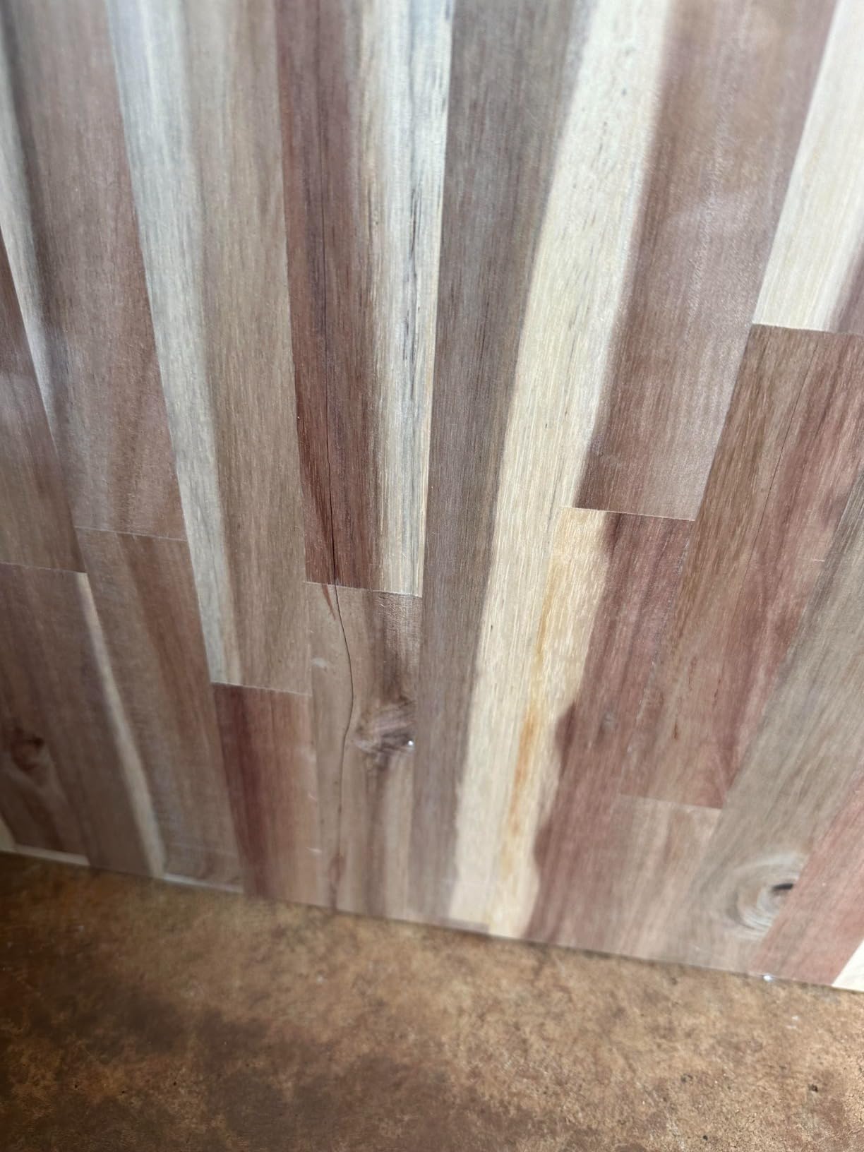 Howizz Acacia Butcher Block Countertop 96 x 25 x 1.5 Inches, Unfinished Solid Wood Table Top for DIY Desk Top, Workbench Top, Kitchen Countertop customer photo 1