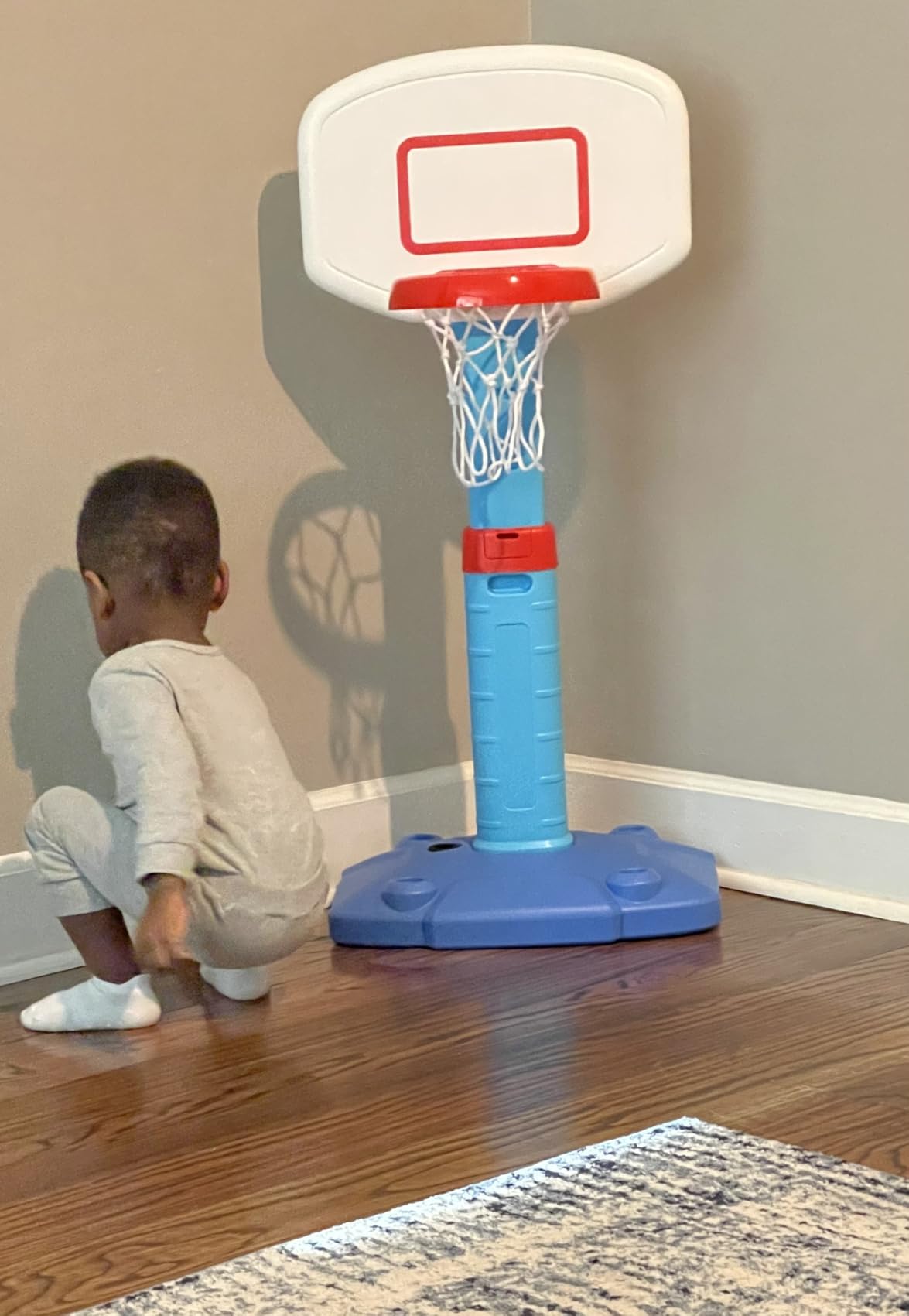 Toddler Basketball Hoop, Kids Toys Basketball Hoops for Indoor Outdoor Play | Adjustable Mini Basketball Hoop with 3 Balls for Outside, Pool, Christmas Birthday Sport Gift for Baby Boy Girl Ages 2 3 4 customer photo 2