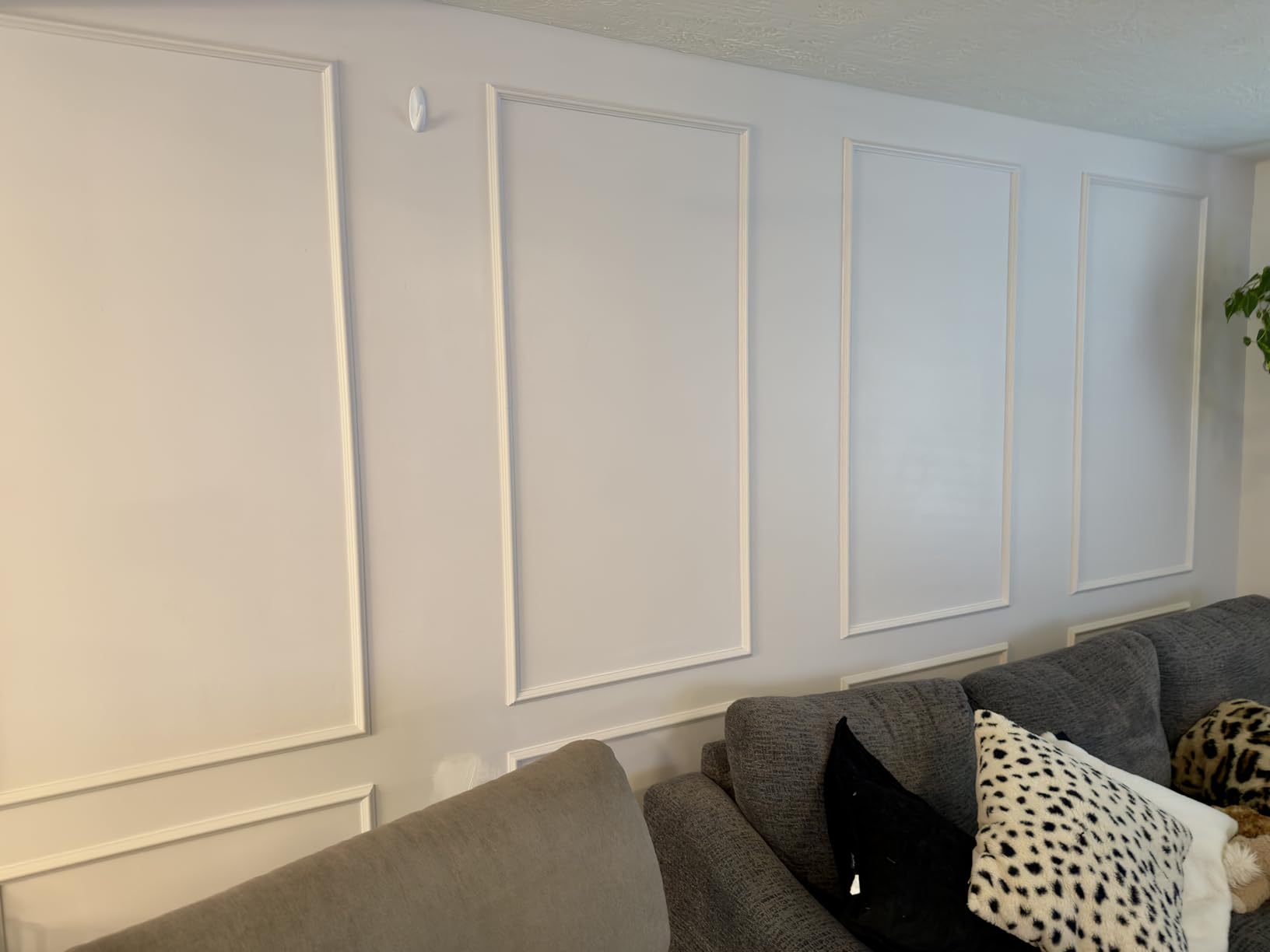 Pangda 3set Peel and Stick Wall Molding Kit 3D Premade, 24x54in | Accent Wall Moulding Kit, Wainscoting Panel, for Interior Decor, Ready to Assemble, Peel and Stick, Wainscoting Accent Panel customer photo 1