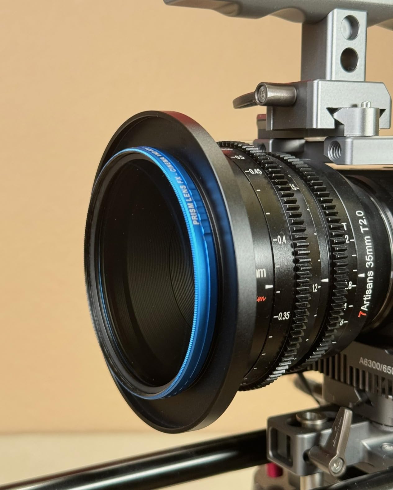 K&F CONCEPT Mini Matte Box, DSLR Mattebox with Carbon Fiber Top Flag Square Filters Trays, for 67/72/77/82/95mm Lenses, for 4x5.65 Square ND UV Filter/Circular Filter customer photo 2